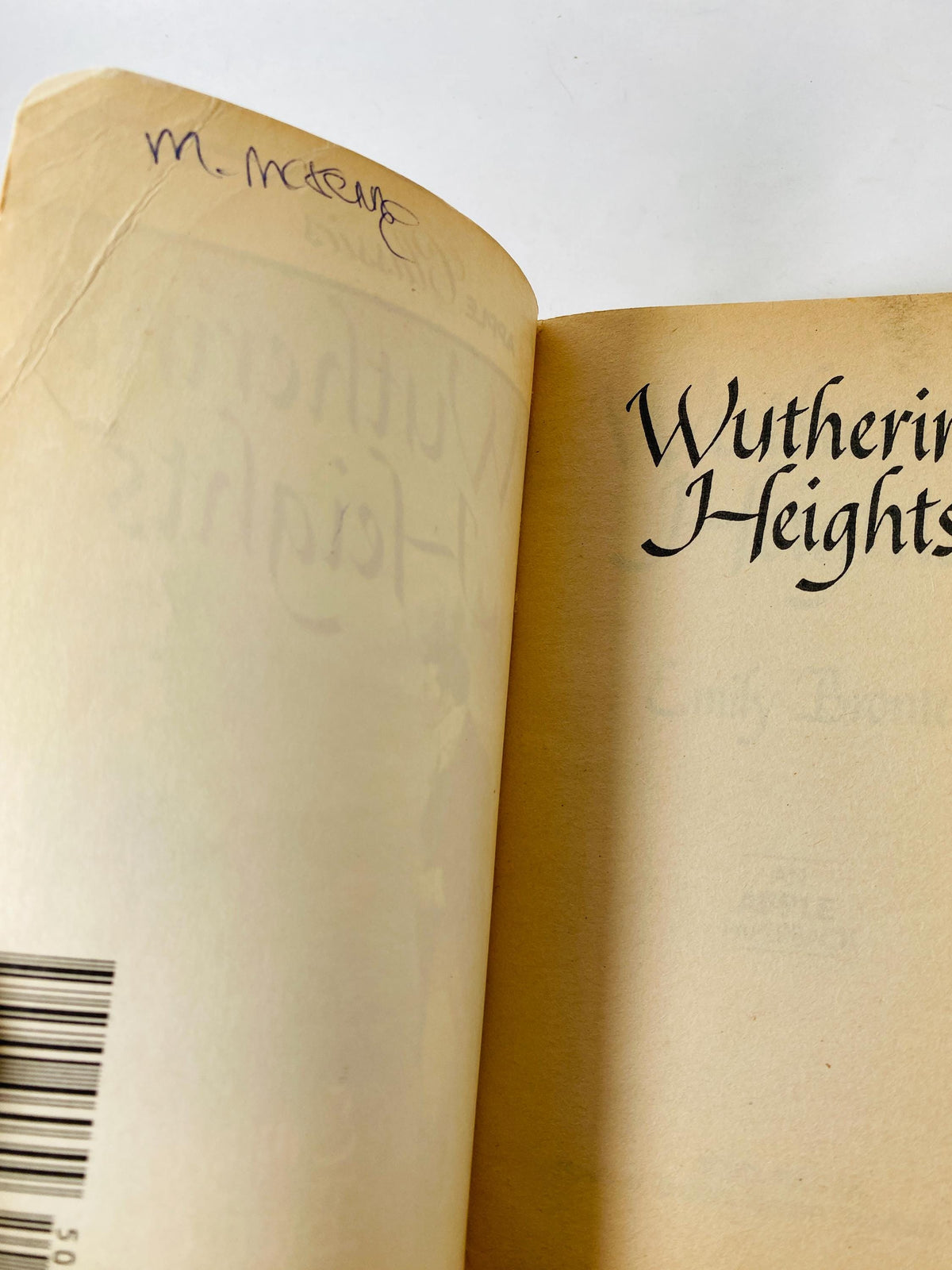 1961 Wuthering Heights by Emily Bronte Vintage paperback book Greatest Love story ever told! Cathy Heathcliff PLEASE see pictures