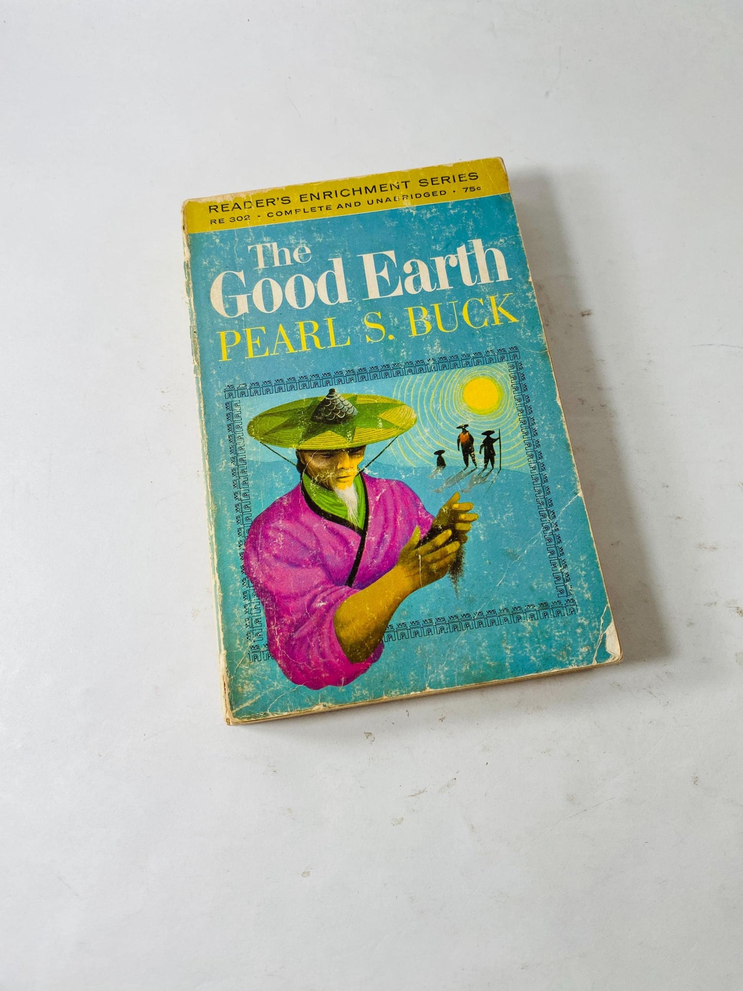 1965 Good Earth by Pearl S Buck Vintage paperback book Pulitzer Prize-winning story of hardship in rural China and deep connection to land