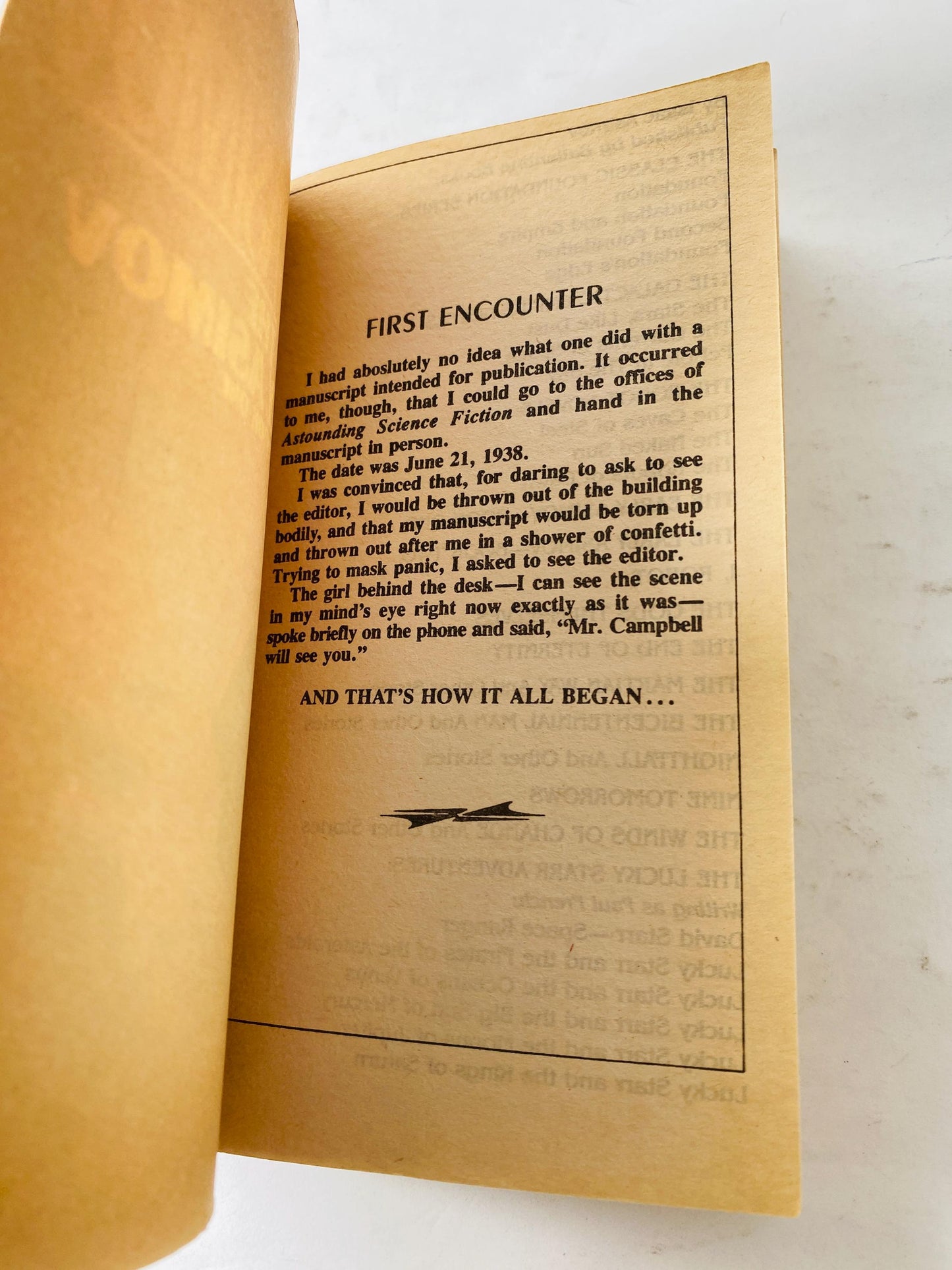 Early Issac Asimov Vintage Avon paperback book circa 1986 Book One Callistan Menace Ring Around Sun Black Friar Venus Half Breed