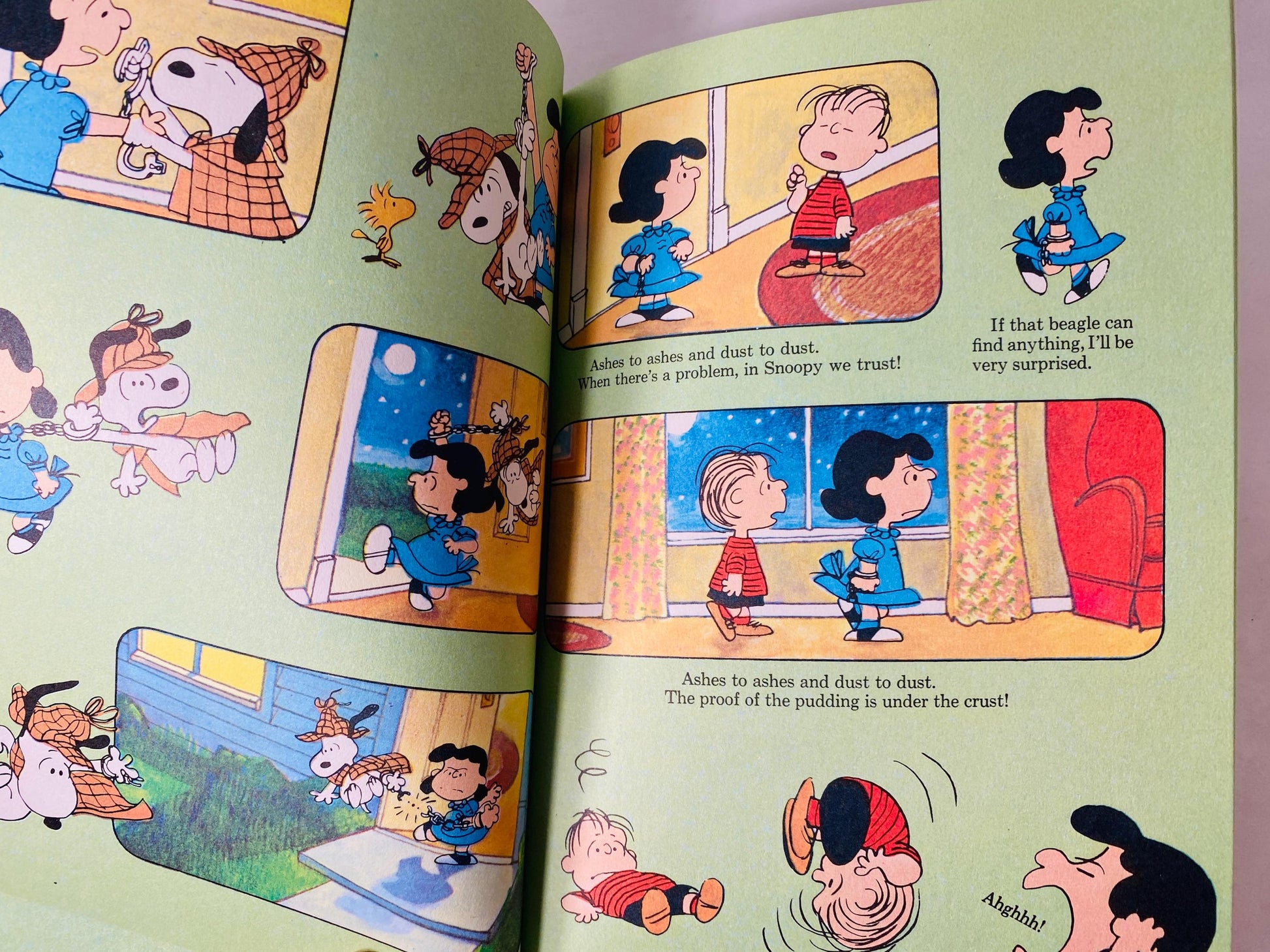 Its a Mystery Charlie Brown vintage Peanuts book by Charles Schulz circa 1975 Children's Book gift