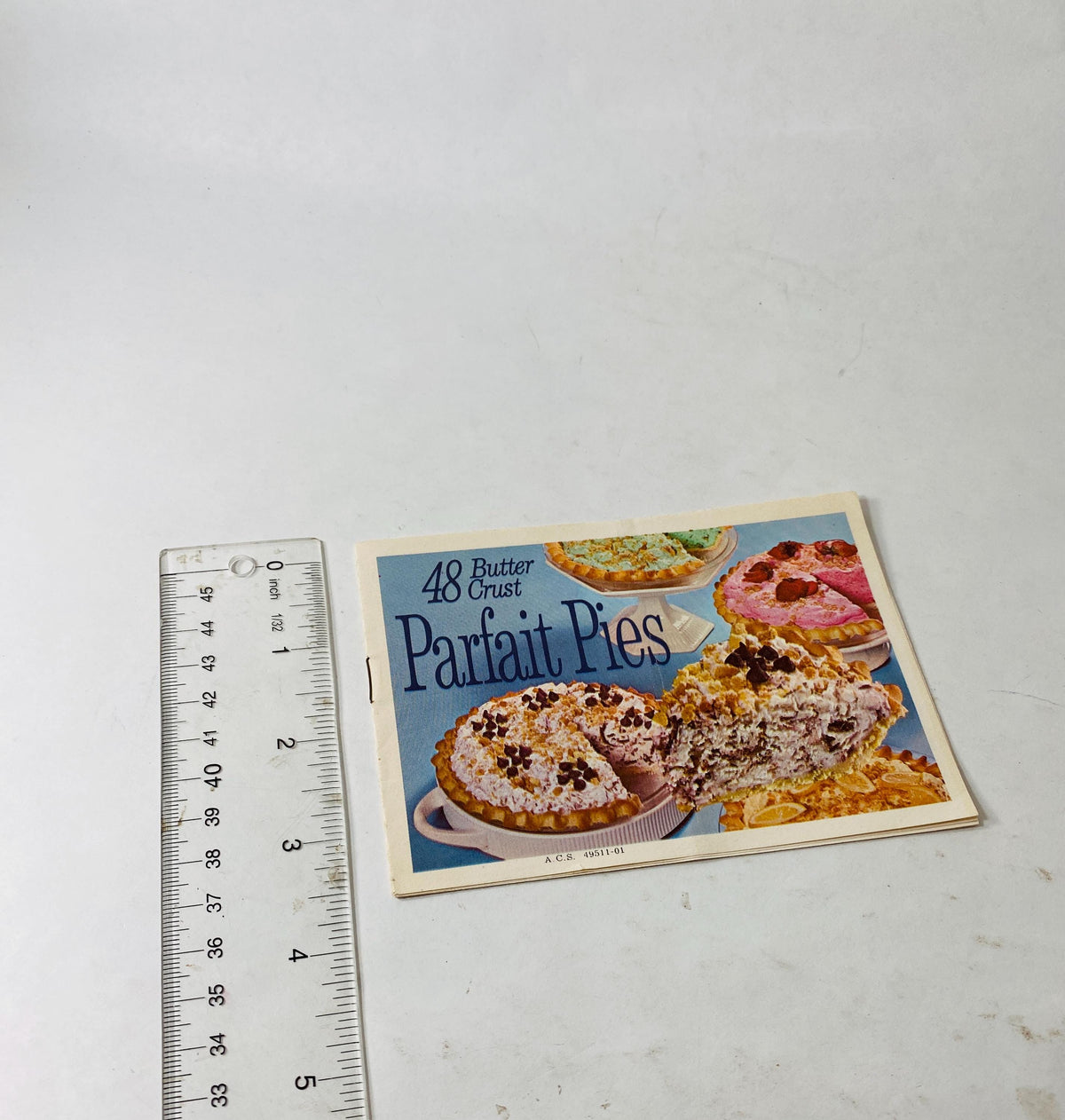 48 Butter Crust Parfait Pies booklet from Pillsbury Recipes Vintage cookbook circa 1960 Kitchen retro decor advertising