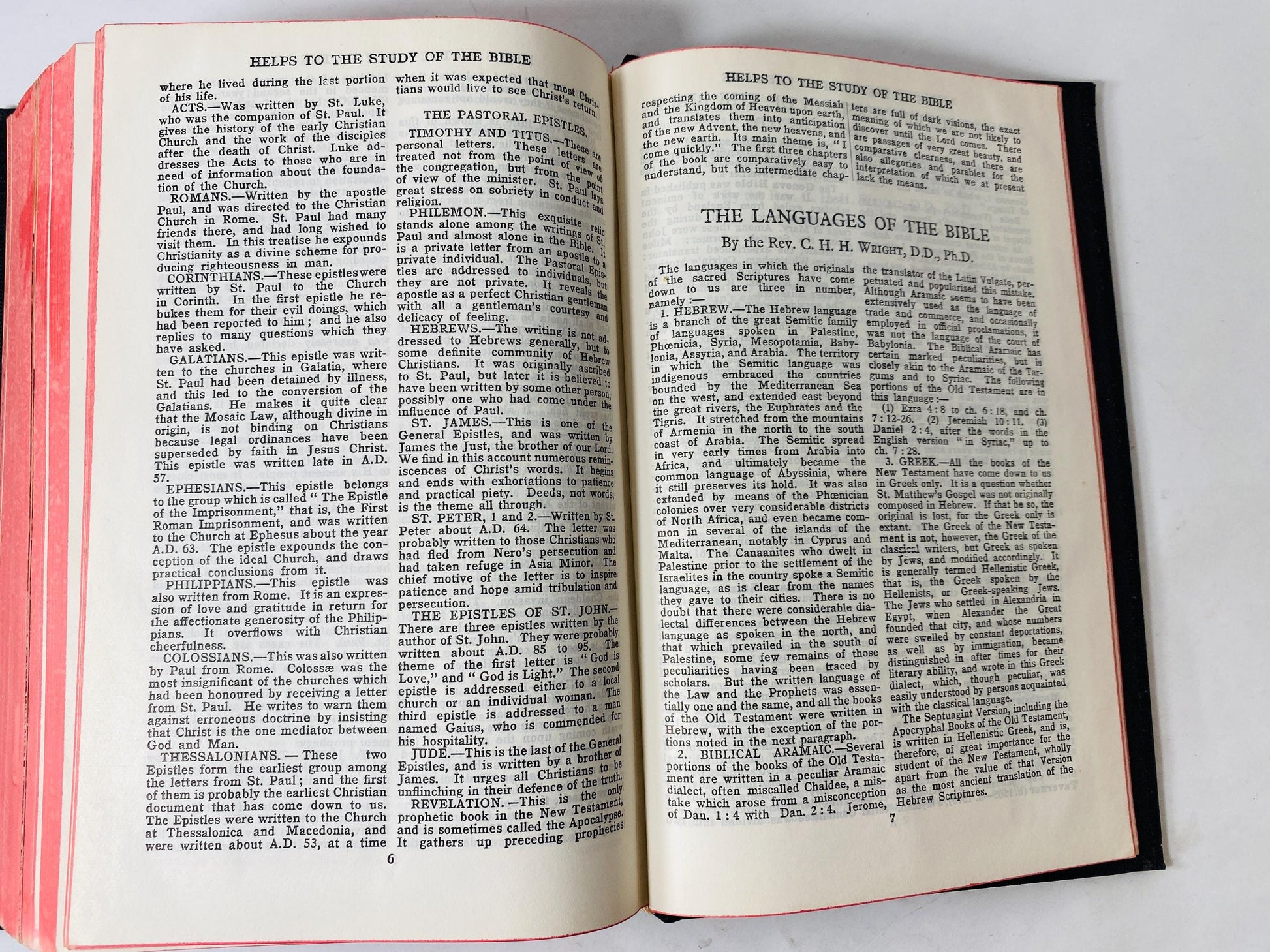 Holy Bible Old & New Testaments circa 1957 Vintage book w black cover Collins diligently revised by his Majesty's Special Command
