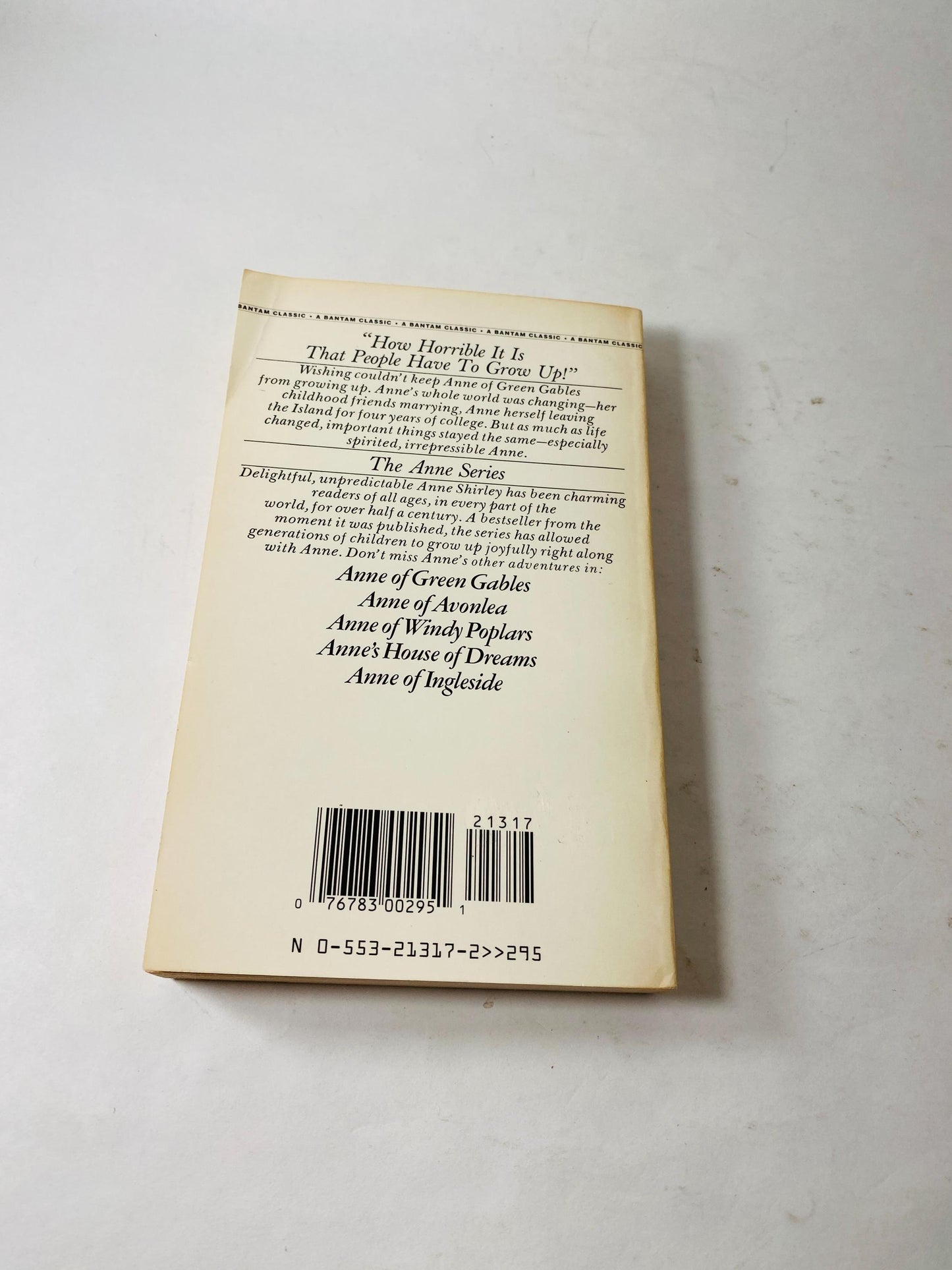Anne of the Island vintage Green Gables paperback book by LM Montgomery circa 1987