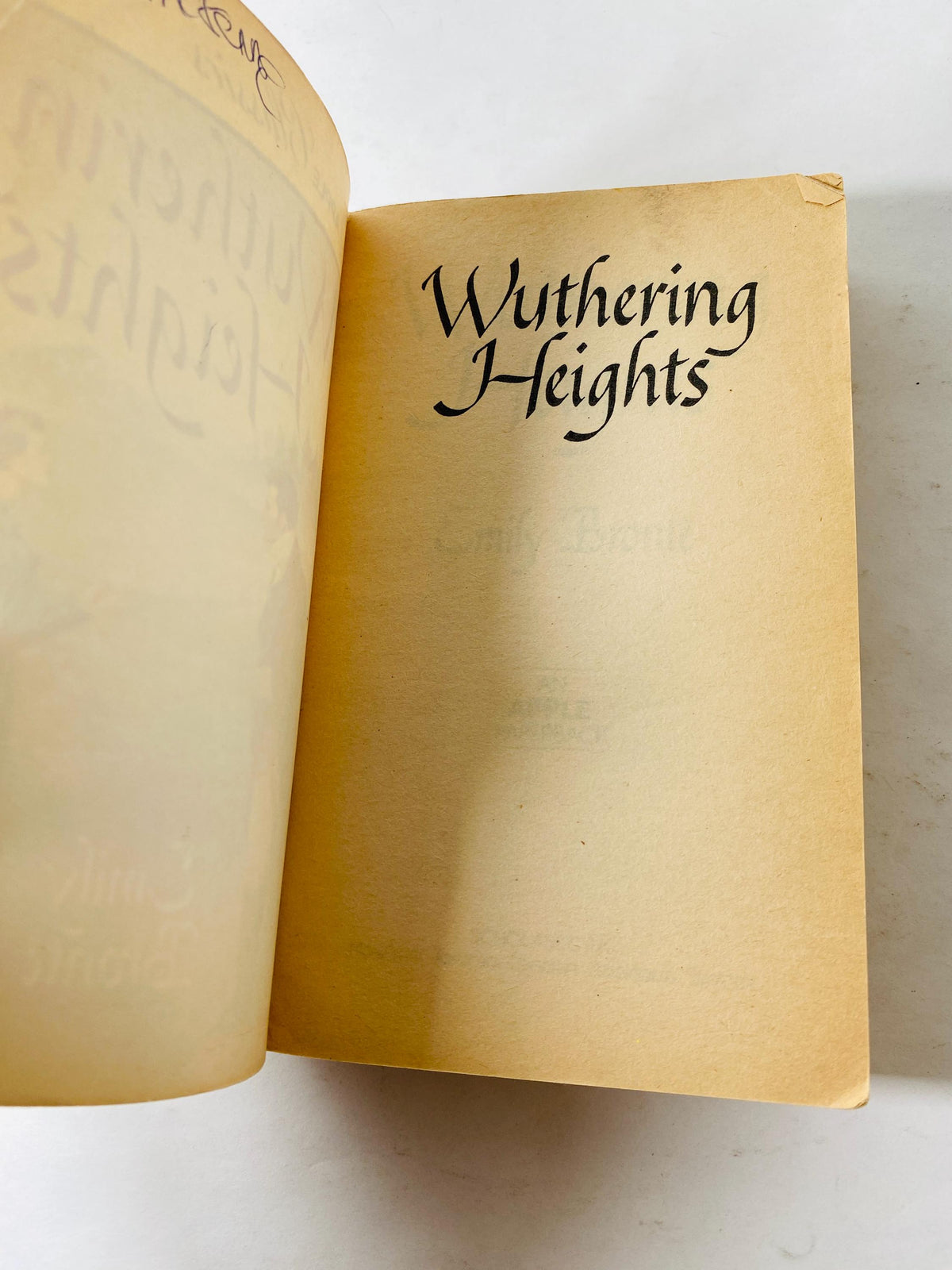1961 Wuthering Heights by Emily Bronte Vintage paperback book Greatest Love story ever told! Cathy Heathcliff PLEASE see pictures