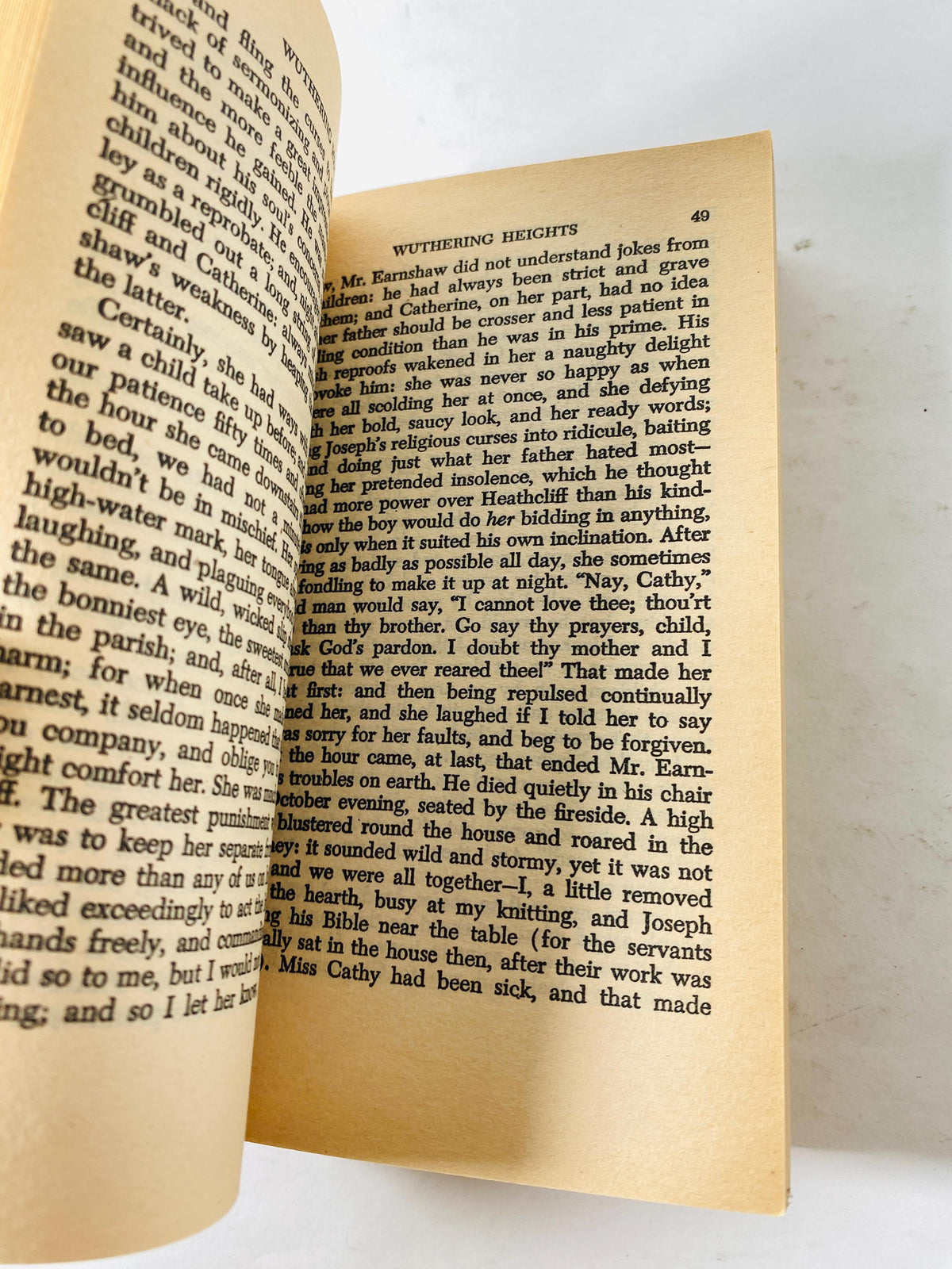 1961 Wuthering Heights by Emily Bronte Vintage paperback book Greatest Love story ever told! Cathy Heathcliff PLEASE see pictures