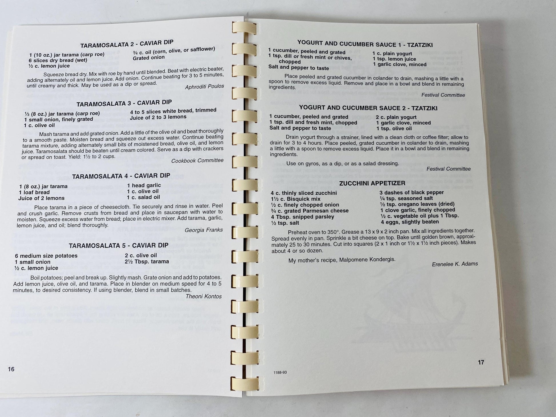 Odyssey into Cooking Greek vintage cookbook circa 1993 from the Saints Constantine and Helen Greek Orthodx Churhc Washington DC Recipes