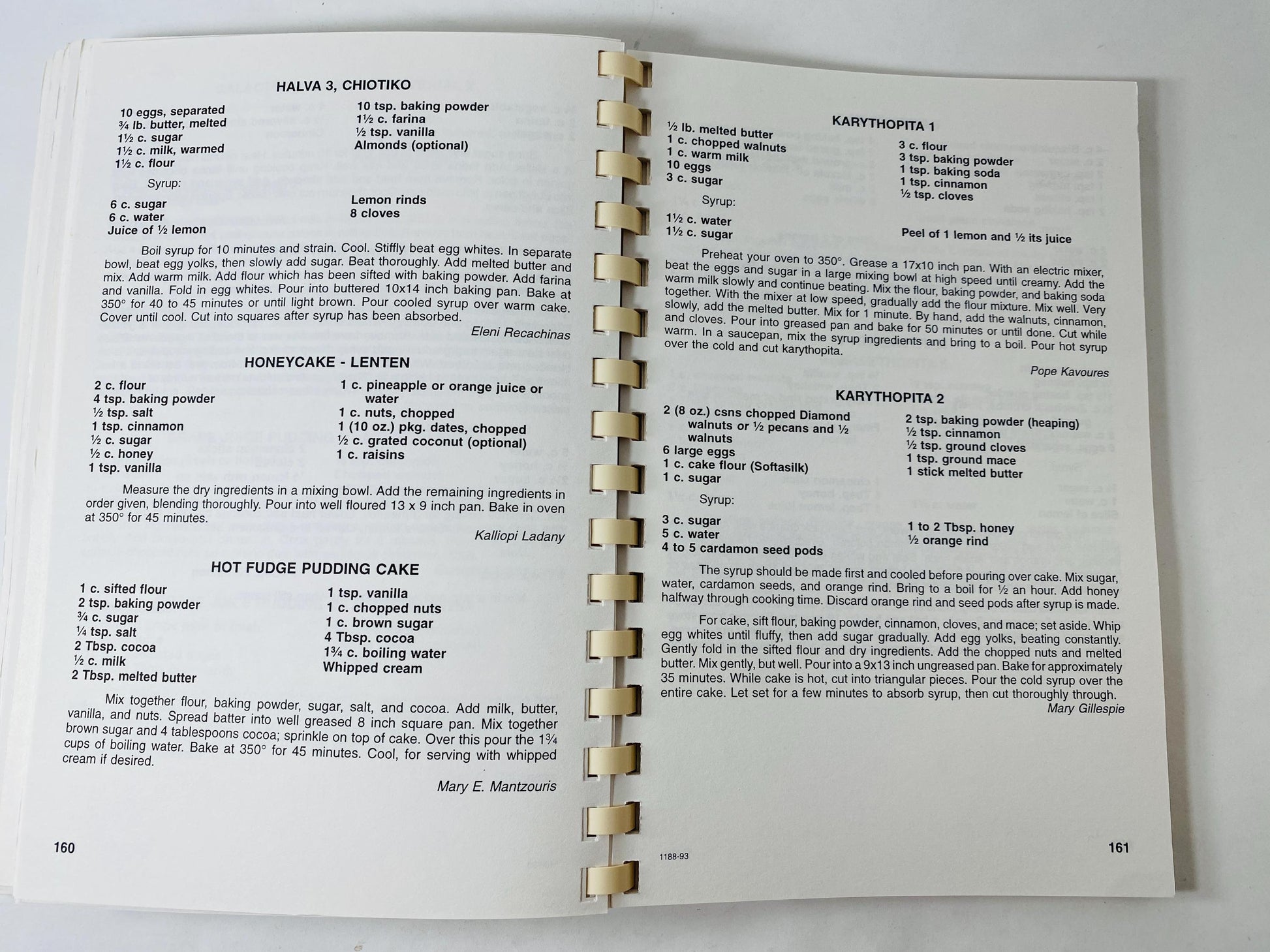 Odyssey into Cooking Greek vintage cookbook circa 1993 from the Saints Constantine and Helen Greek Orthodx Churhc Washington DC Recipes