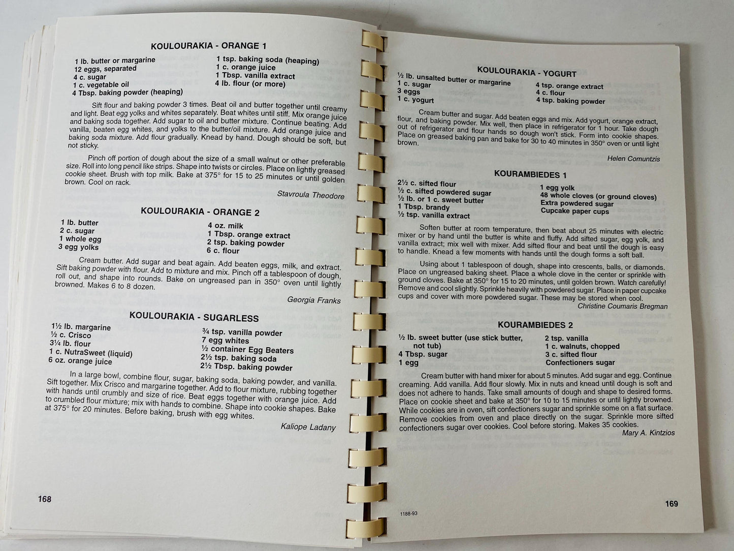 Odyssey into Cooking Greek vintage cookbook circa 1993 from the Saints Constantine and Helen Greek Orthodx Churhc Washington DC Recipes