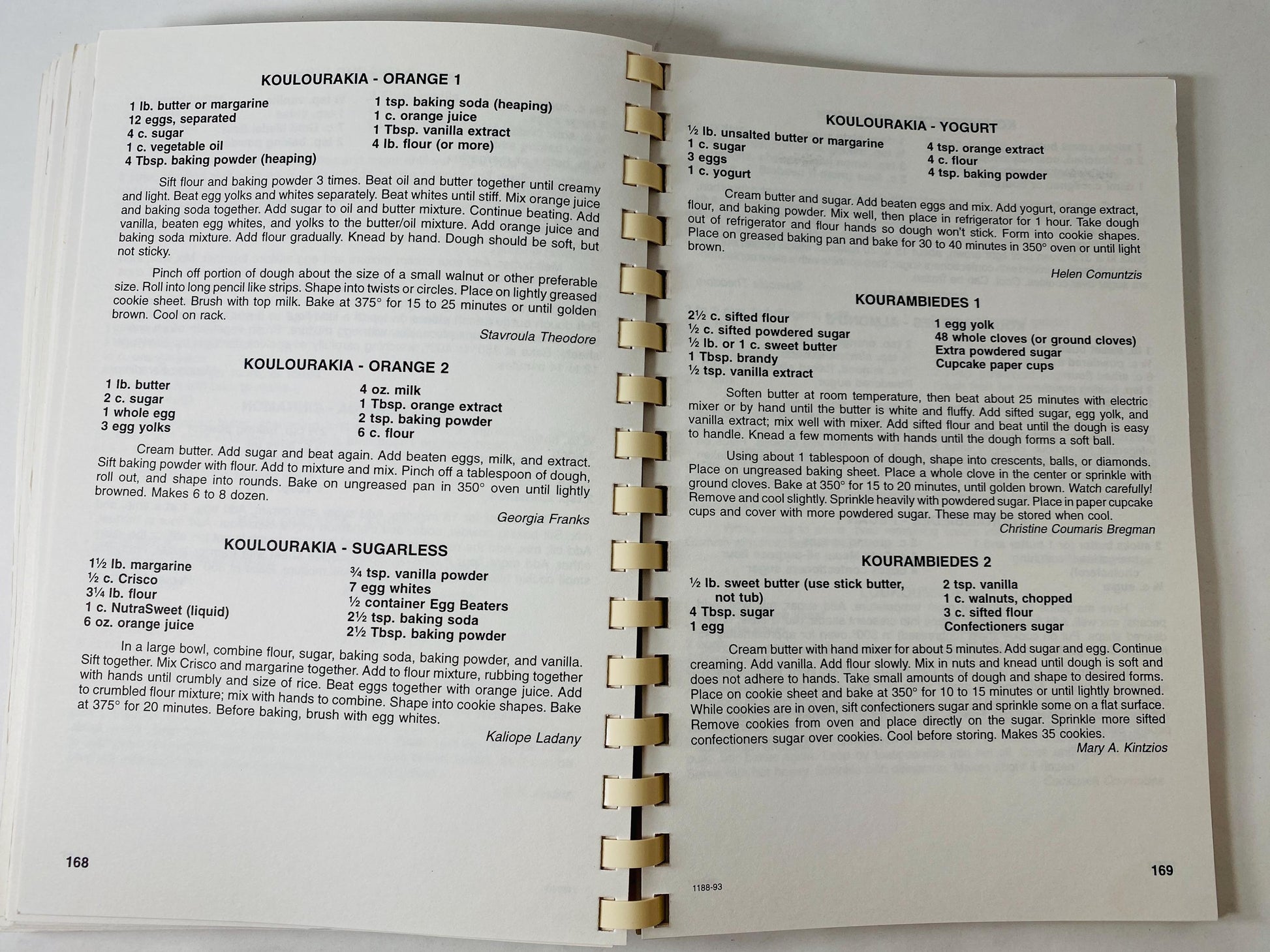 Odyssey into Cooking Greek vintage cookbook circa 1993 from the Saints Constantine and Helen Greek Orthodx Churhc Washington DC Recipes