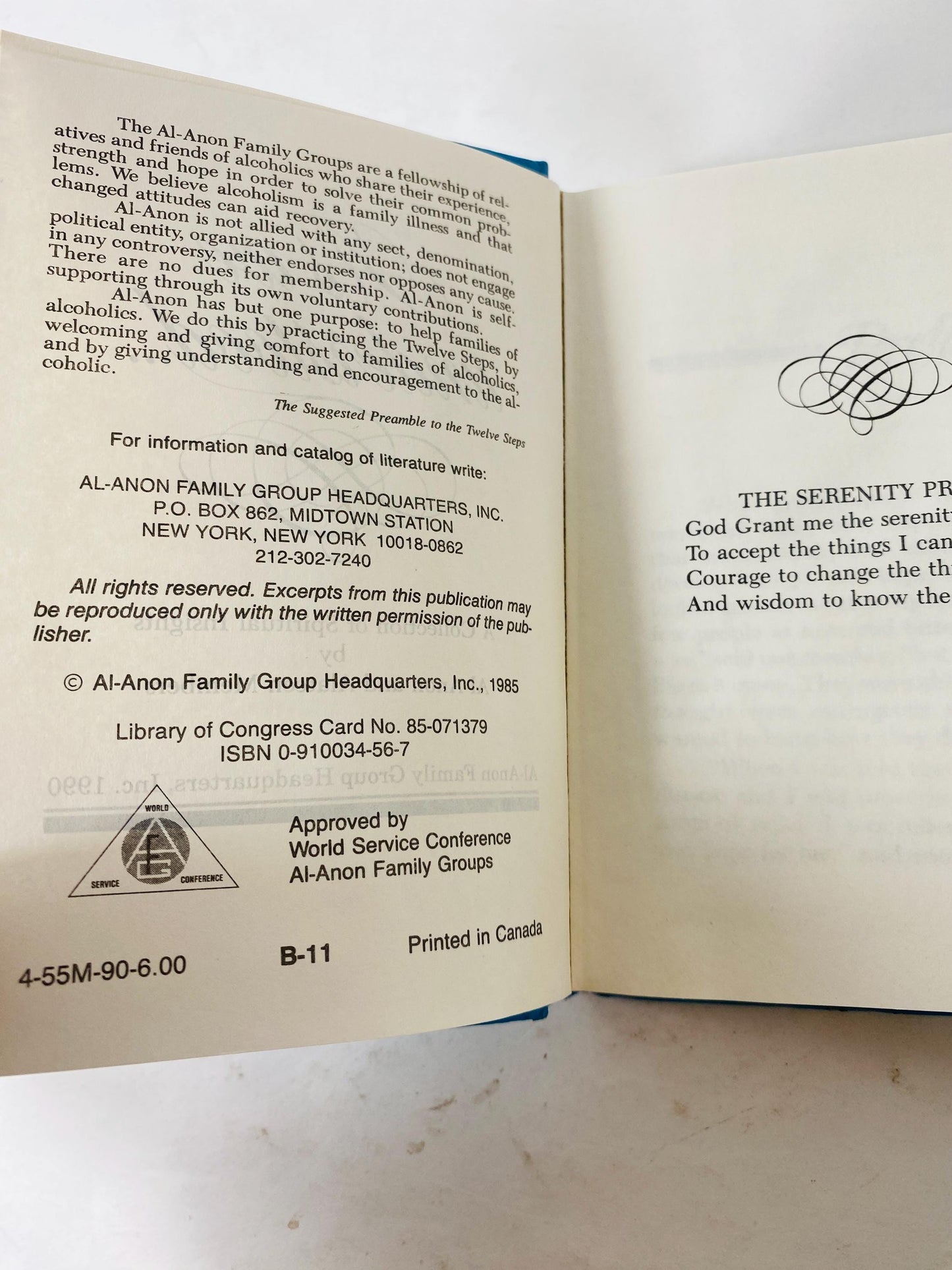 As We Understand vintage AA Alcoholics Anonymous Alateen One Day at a Time Early PRINTING book 1990 Narcotics Recovery Gift Unique Addiction