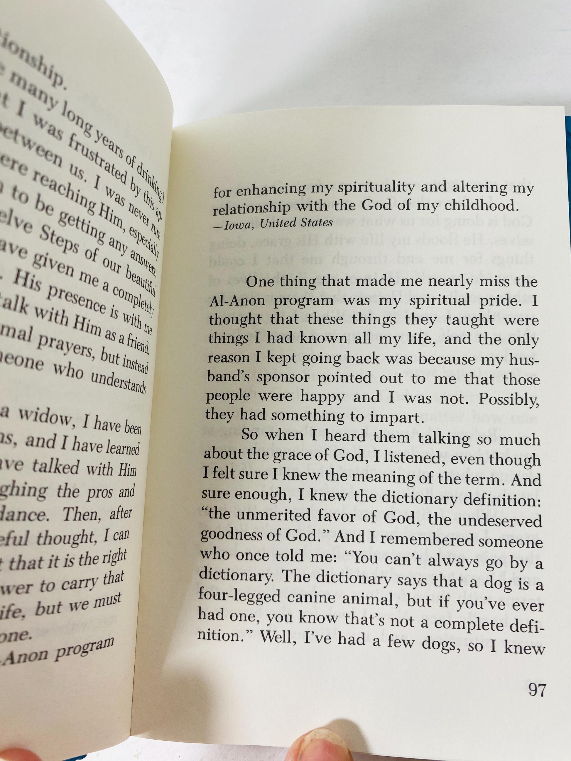 As We Understand vintage AA Alcoholics Anonymous Alateen One Day at a Time Early PRINTING book 1990 Narcotics Recovery Gift Unique Addiction