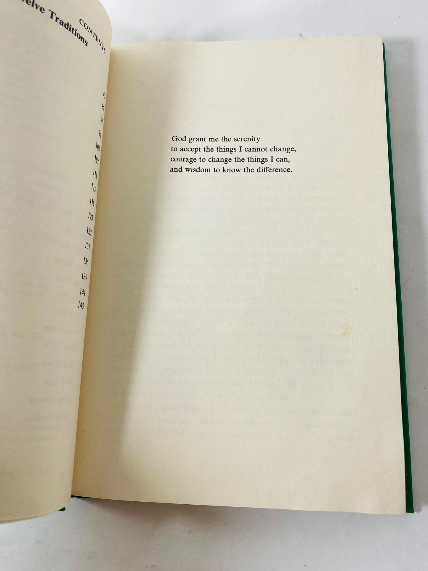 1981 Twelve Steps & Twelve Traditions Vintage Alcoholics Anonymous book EARLY PRINTING Recovery AA sobriety Al-anon 12 program HelenK