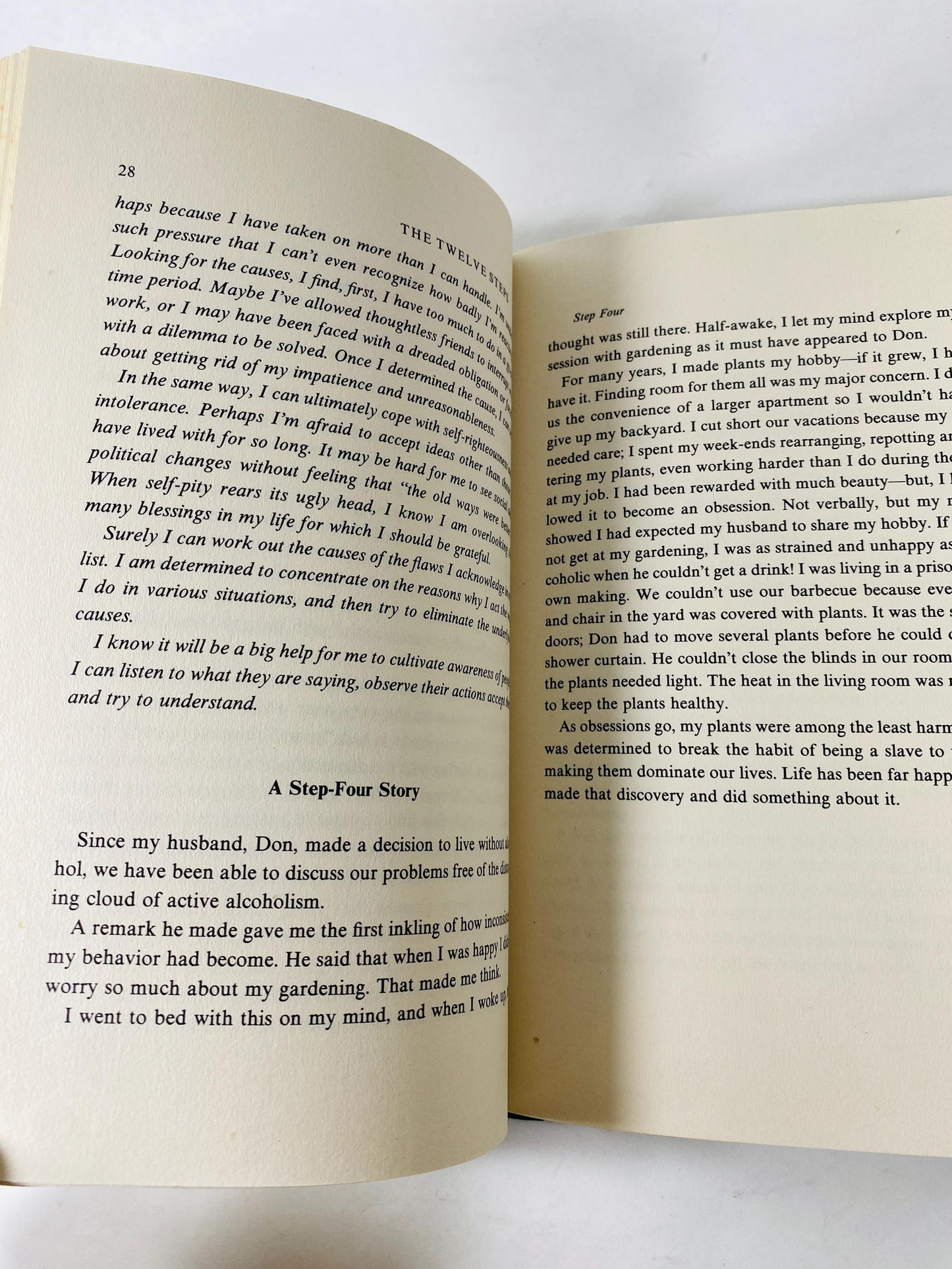 1981 Twelve Steps & Twelve Traditions Vintage Alcoholics Anonymous book EARLY PRINTING Recovery AA sobriety Al-anon 12 program HelenK