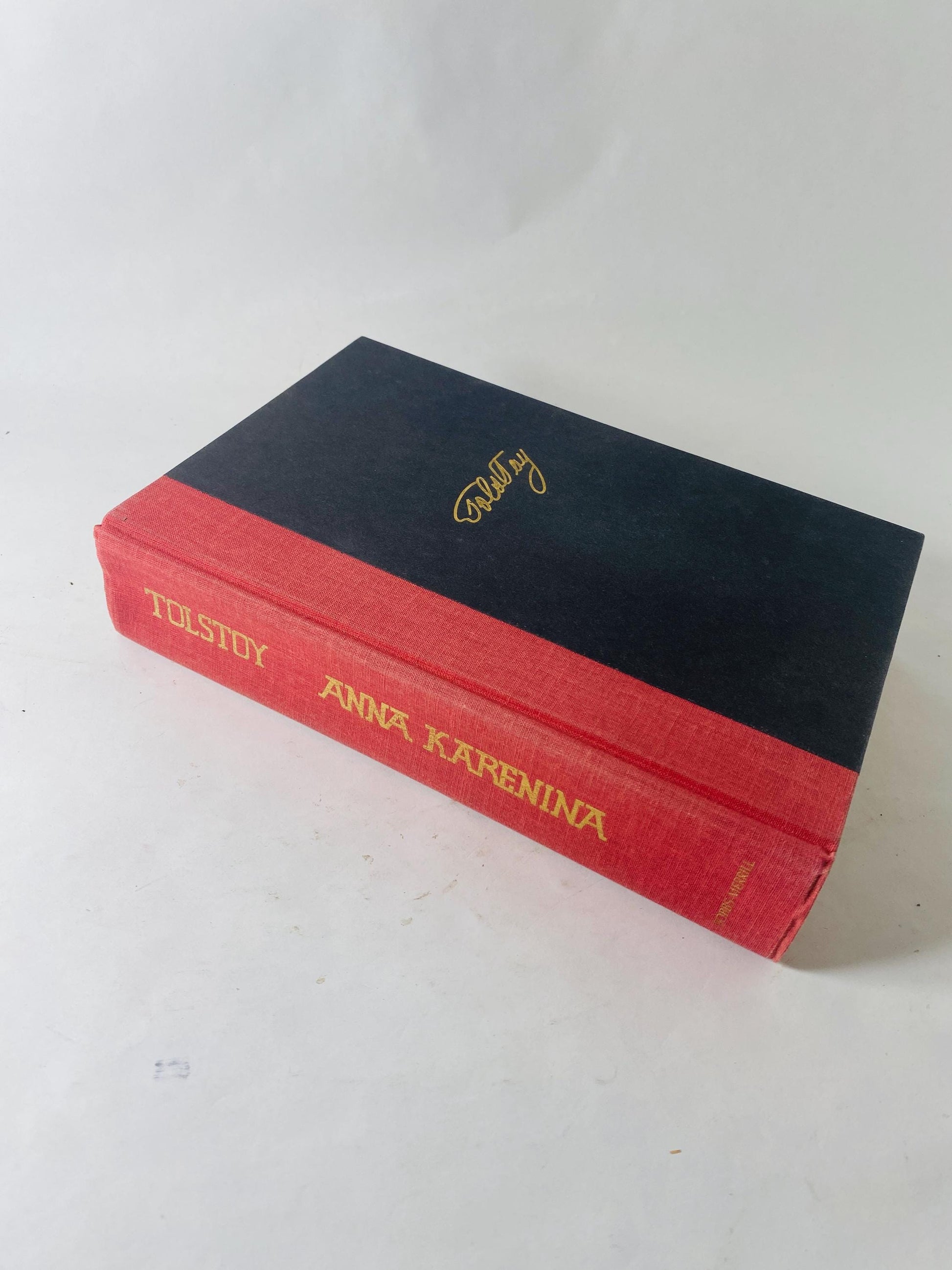 Anna Karenina by Leo Tolstoy Vintage book circa 1978 Russian Story of love, lust, passion betrayal