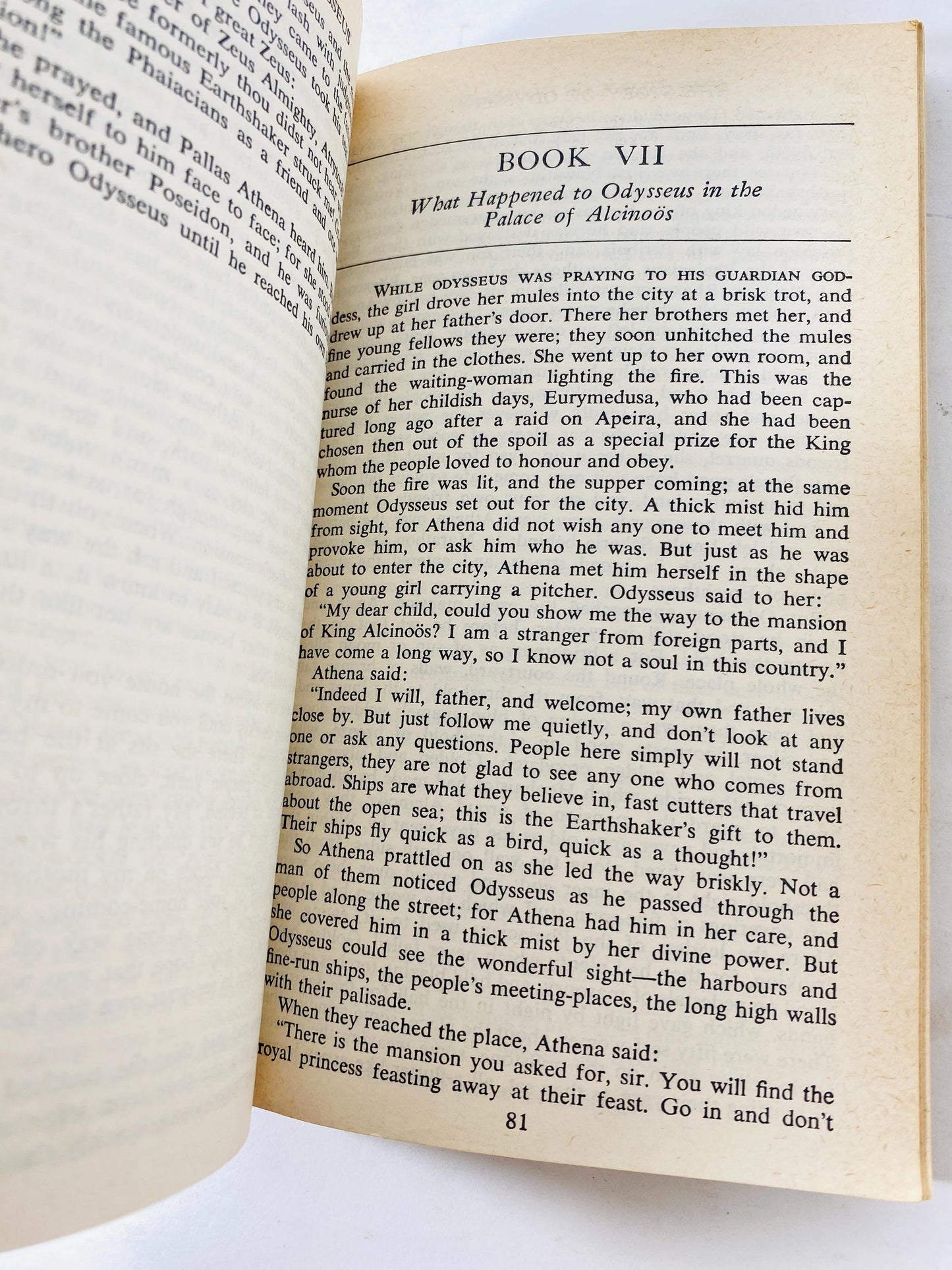 Odyssey by Homer. Vintage paperback book circa 1962 Mentor edition. Book lover gift. Mythology philosophy