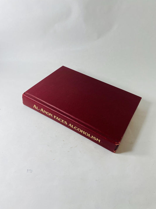 1986 Al-Anon Faces Alcoholism Twelve Steps & Twelve Traditions Vintage Alcoholics Anonymous book Recovery AA sobriety EARLY Printing HelenK