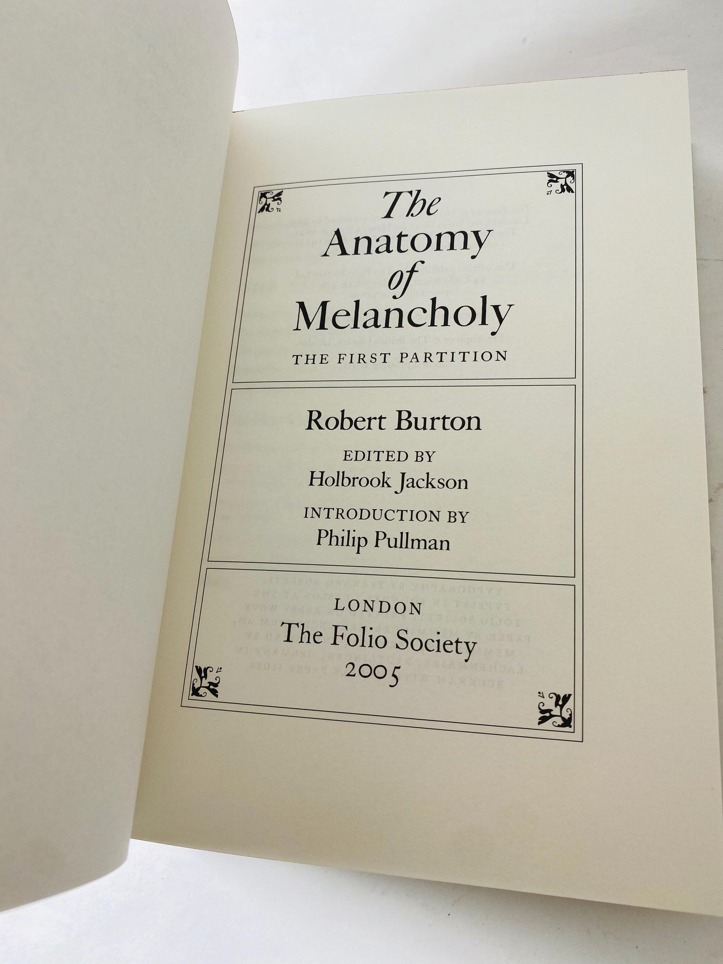 Anatomy of Melancholy Robert Burton Folio Society 3 Volume Set vintage books Marbled Boards Philip Pullman Medicine Physician. Doctor gift