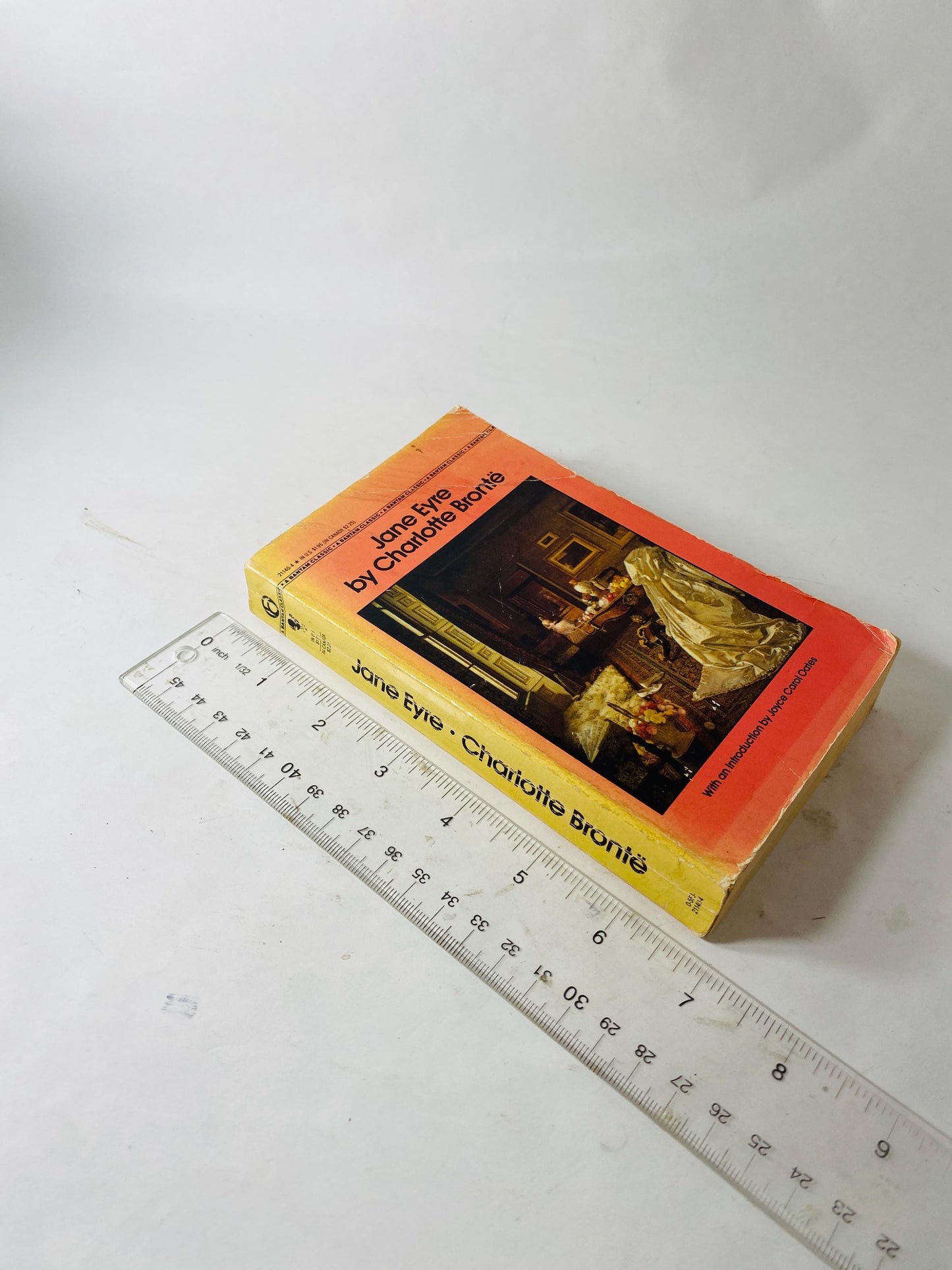 Jane Eyre by Charlotte Bronte Vintage paperback book circa 1987 Quintessential Victorian novel of gothic romance Bantam