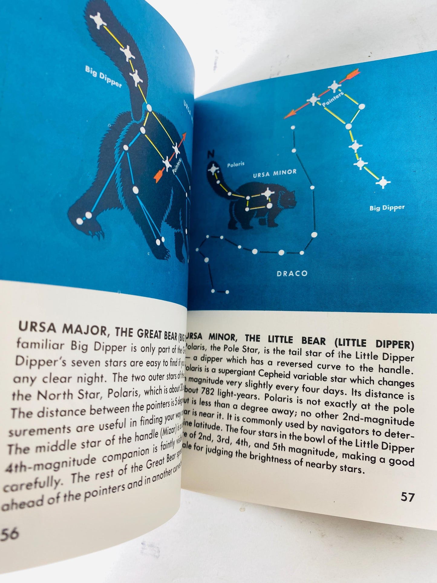 Stars Guide to Constellations Sun Moon Planets and the Heavens Golden Nature Guide paperback Book by Herbert Zim circa 1985