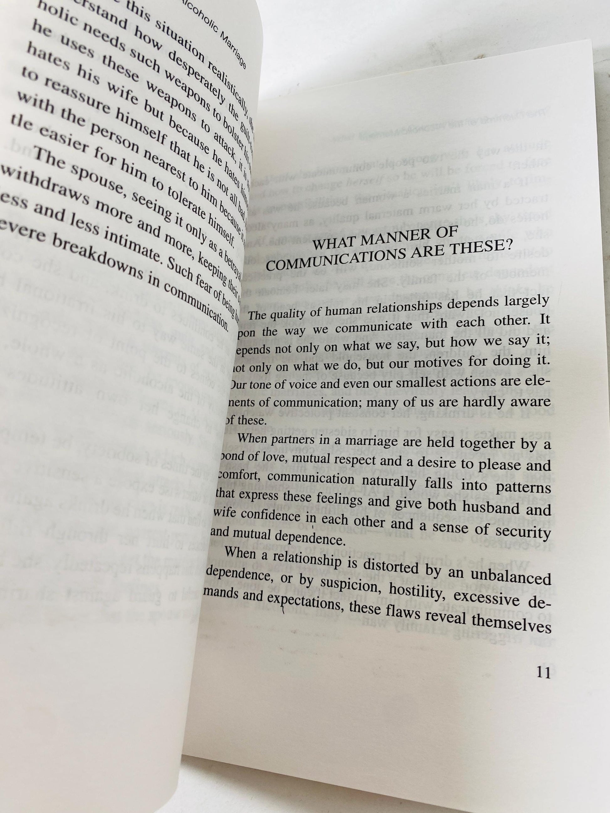 Dilemma of the Alcoholic Marriage Alcoholics Anonymous vintage paperback book circa 1992 of AA Recovery, Addiction HelenK