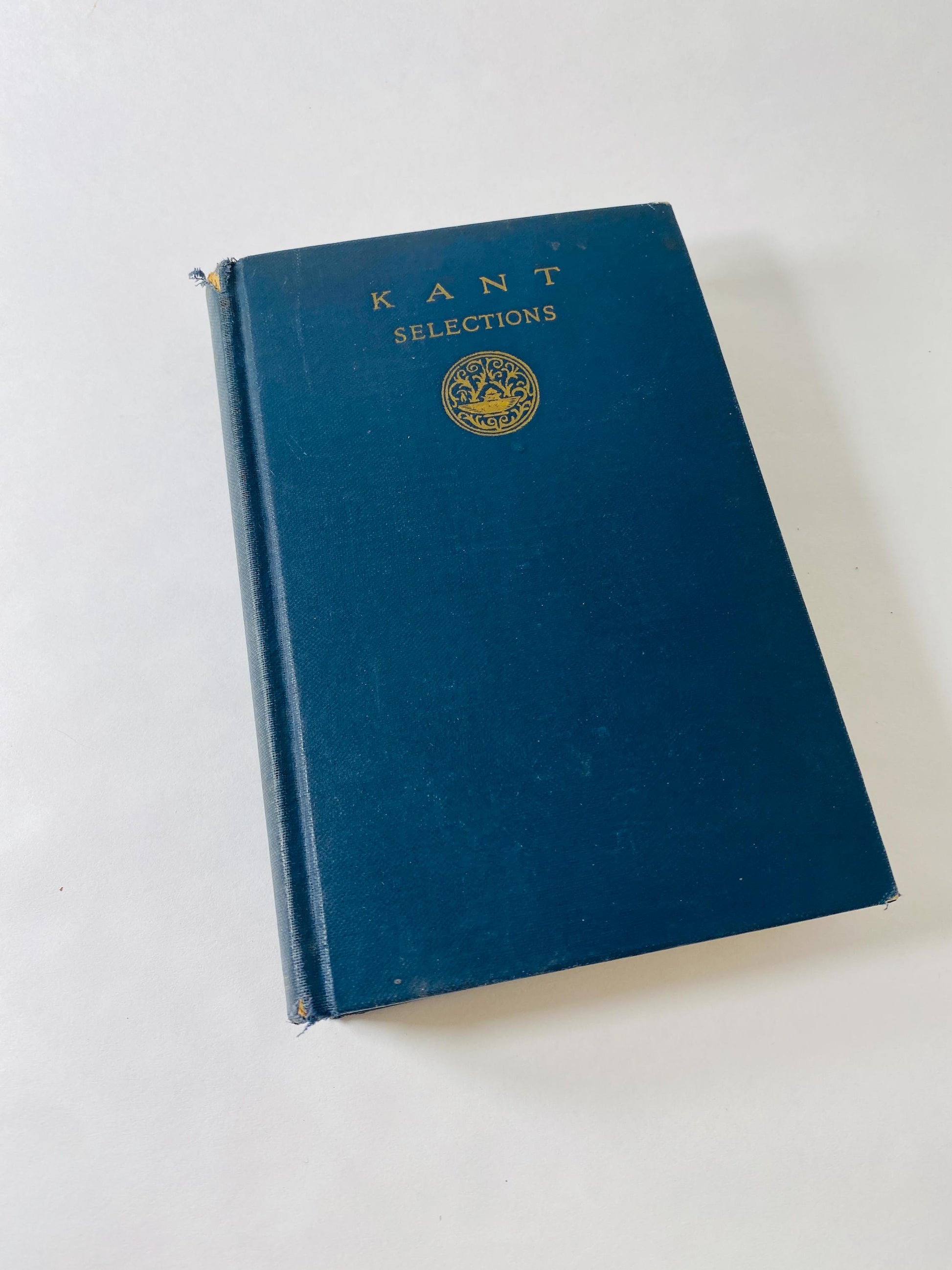 Kant book edited by Theodore Greene circa 1929 Philosophy, Economics, capitalism, politics. Free thinking, intellectual. Vintage blue book