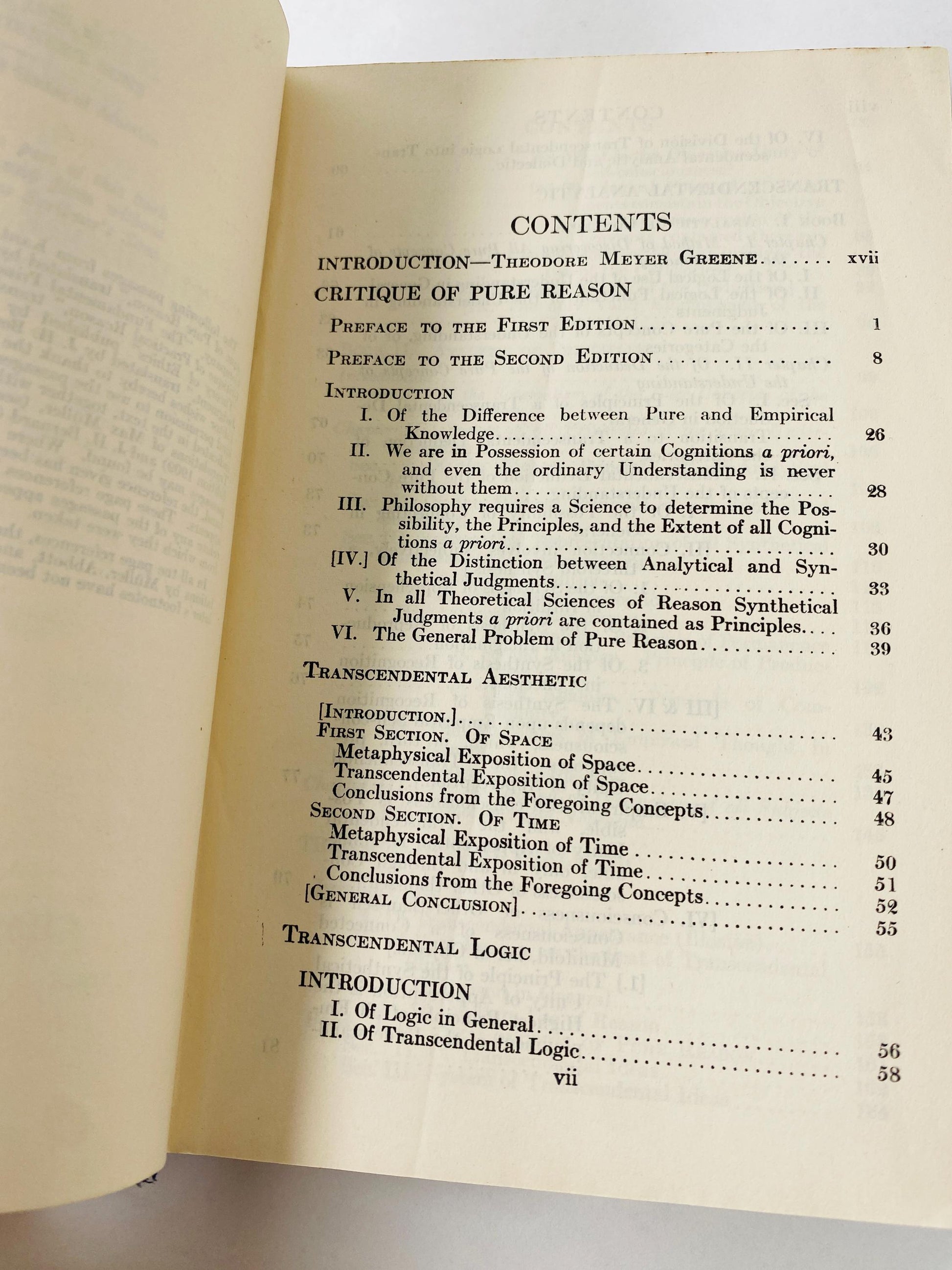 Kant book edited by Theodore Greene circa 1929 Philosophy, Economics, capitalism, politics. Free thinking, intellectual. Vintage blue book