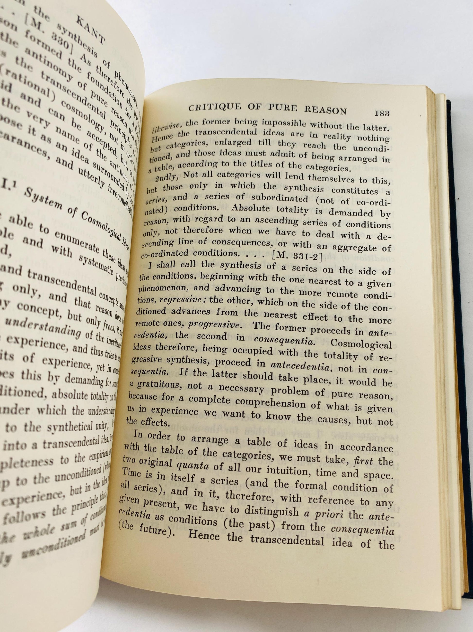 Kant book edited by Theodore Greene circa 1929 Philosophy, Economics, capitalism, politics. Free thinking, intellectual. Vintage blue book