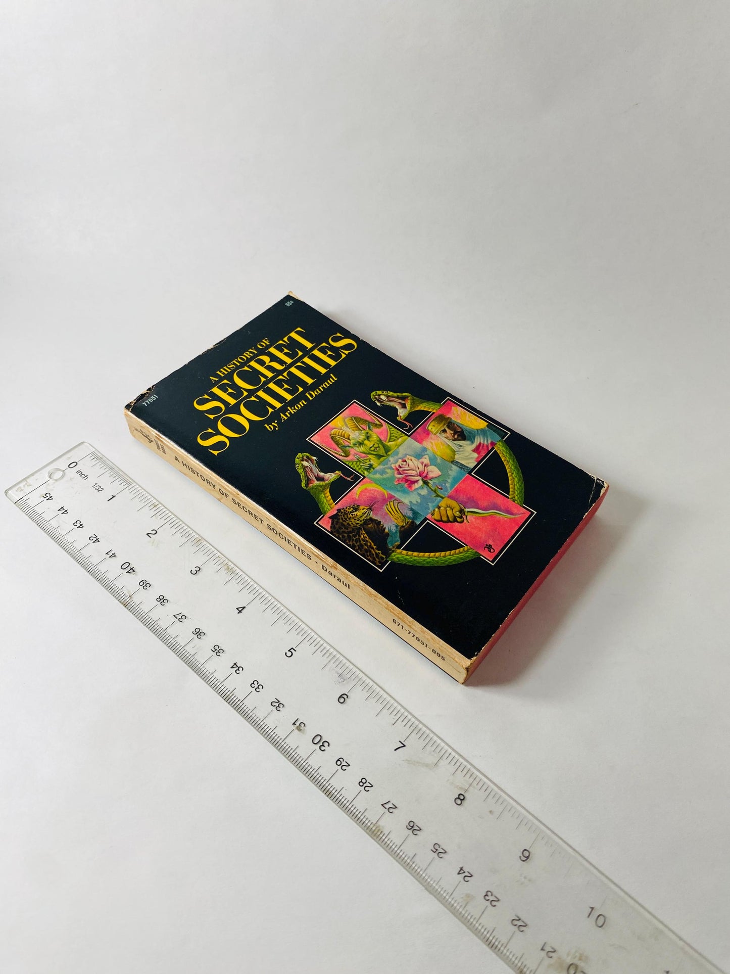 Secret Societies vintage paperback book circa 1969 by Arkon Daraul Scottish Rite Freemasonry, Southern Jurisdiction