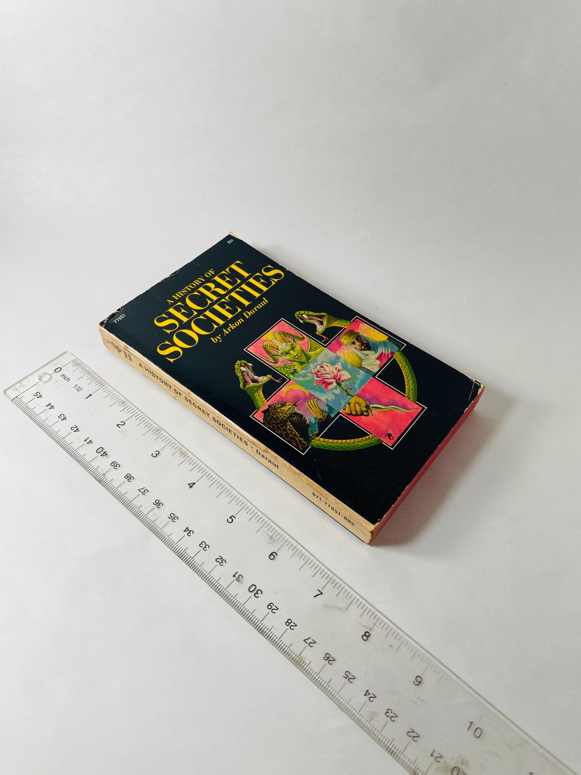 Secret Societies vintage paperback book circa 1969 by Arkon Daraul Scottish Rite Freemasonry, Southern Jurisdiction