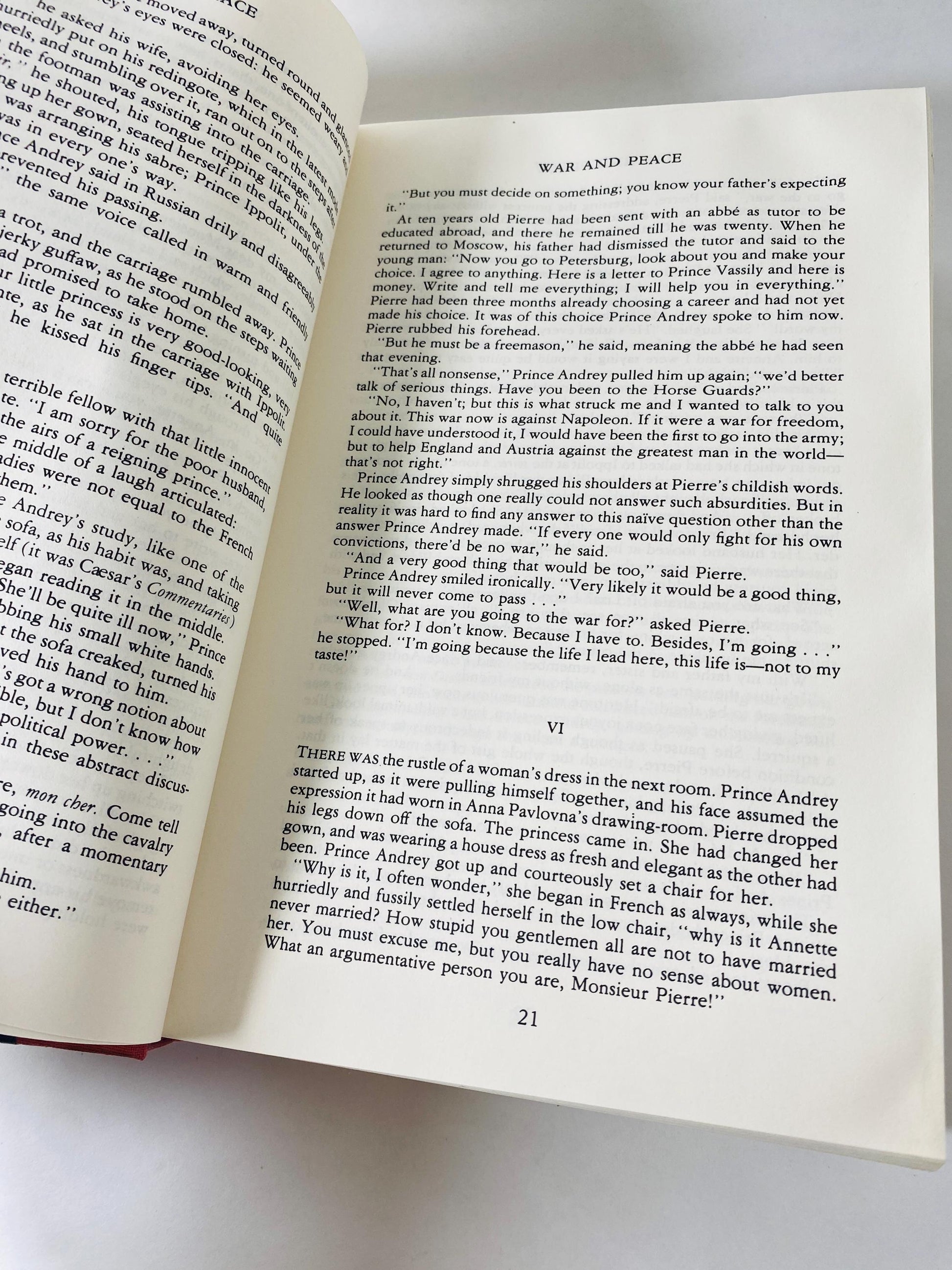 Leo Tolstoy War and Peace vintage book love, war, and the search for meaning during the French invasion of Russia in the Napoleonic era