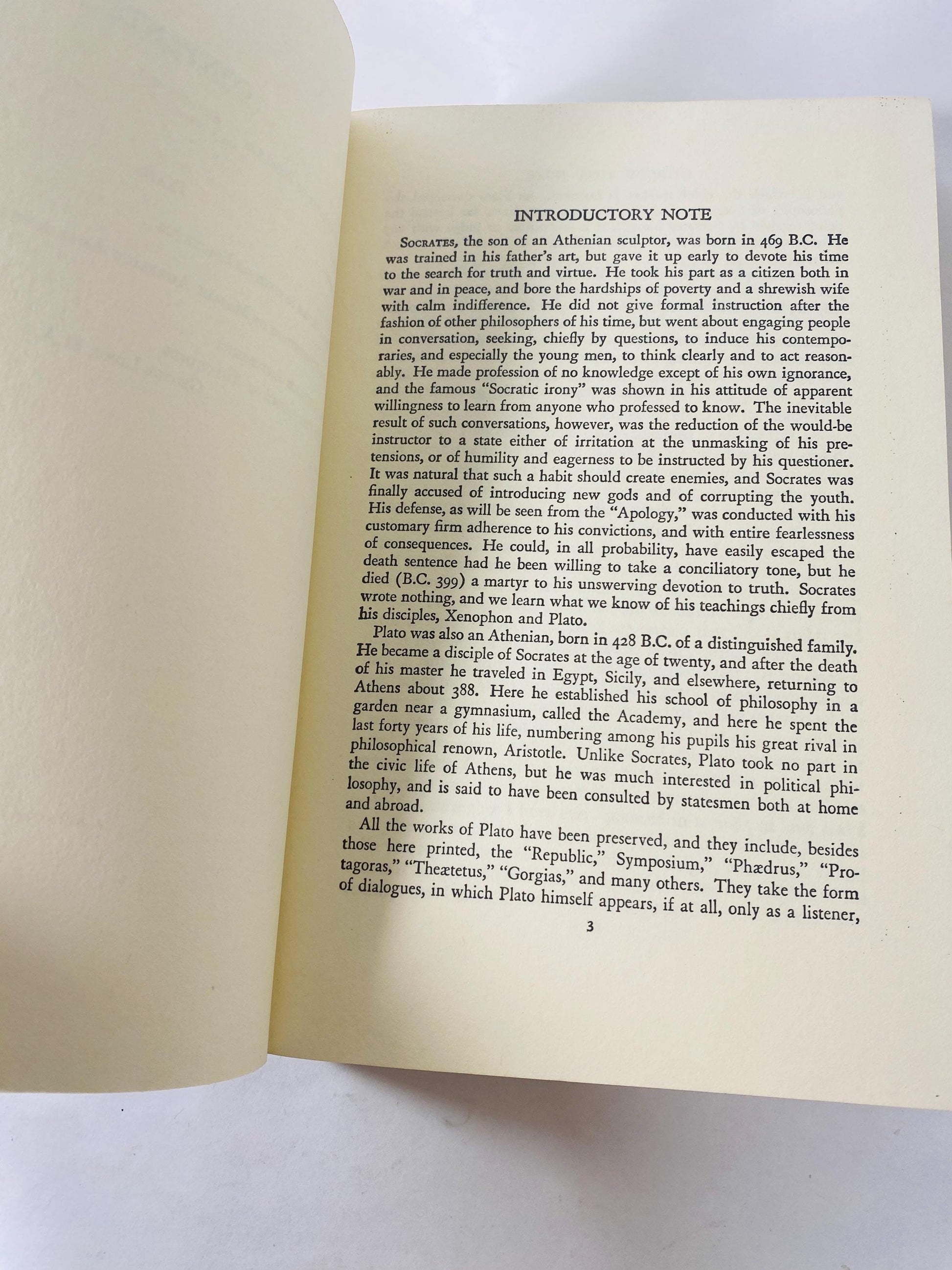 Marcus Aurelius Meditations vintage green leatherette Harvard Clasics book embossed Plato Apology Phaedo Crito philosophy Epicetus Sayings