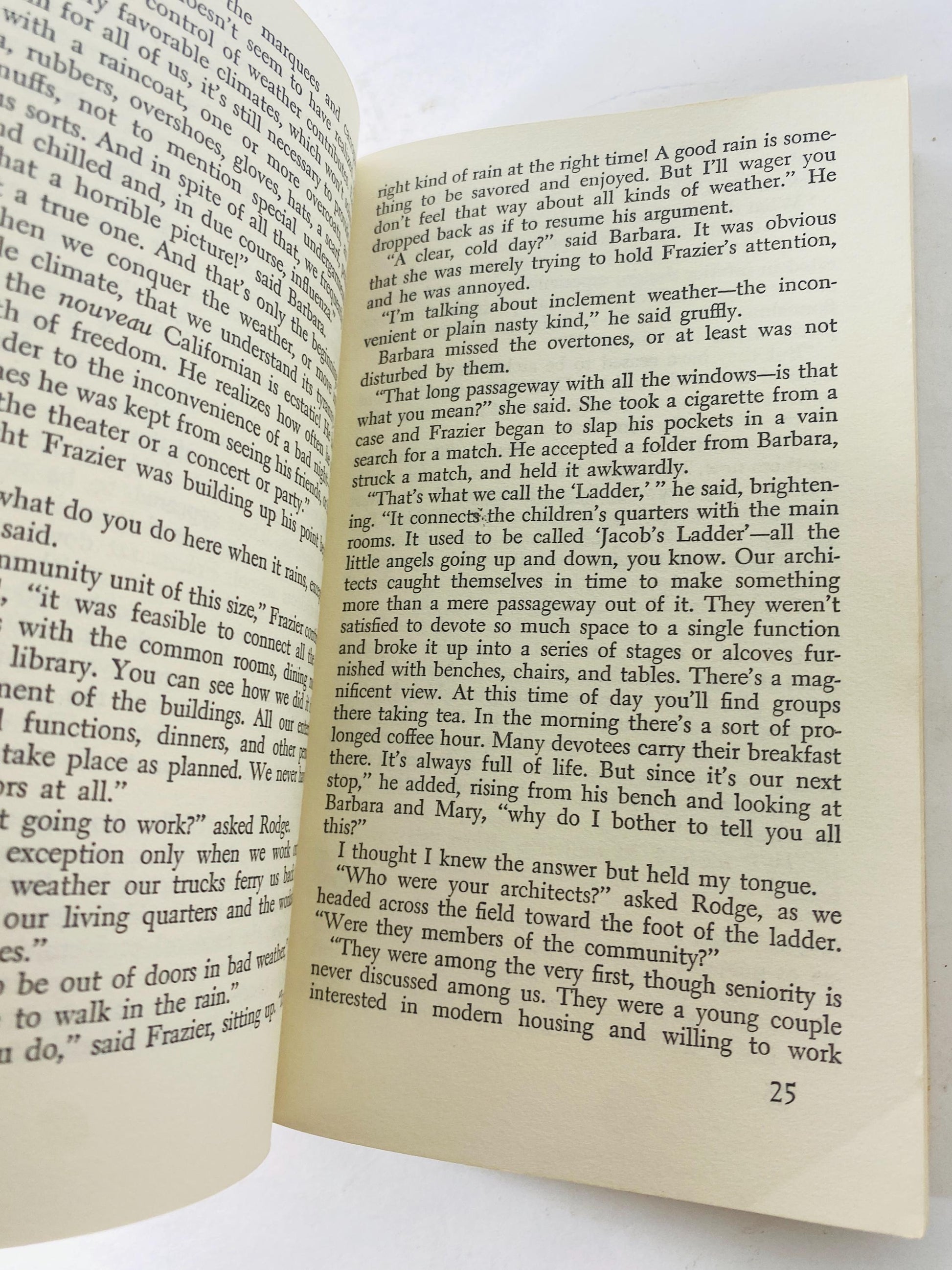 Waden Two vintage paperback book BF Skinner Abnormal Psychology unique psychology gift psychoanalysis psychiatry demons Behaviorism Utopian