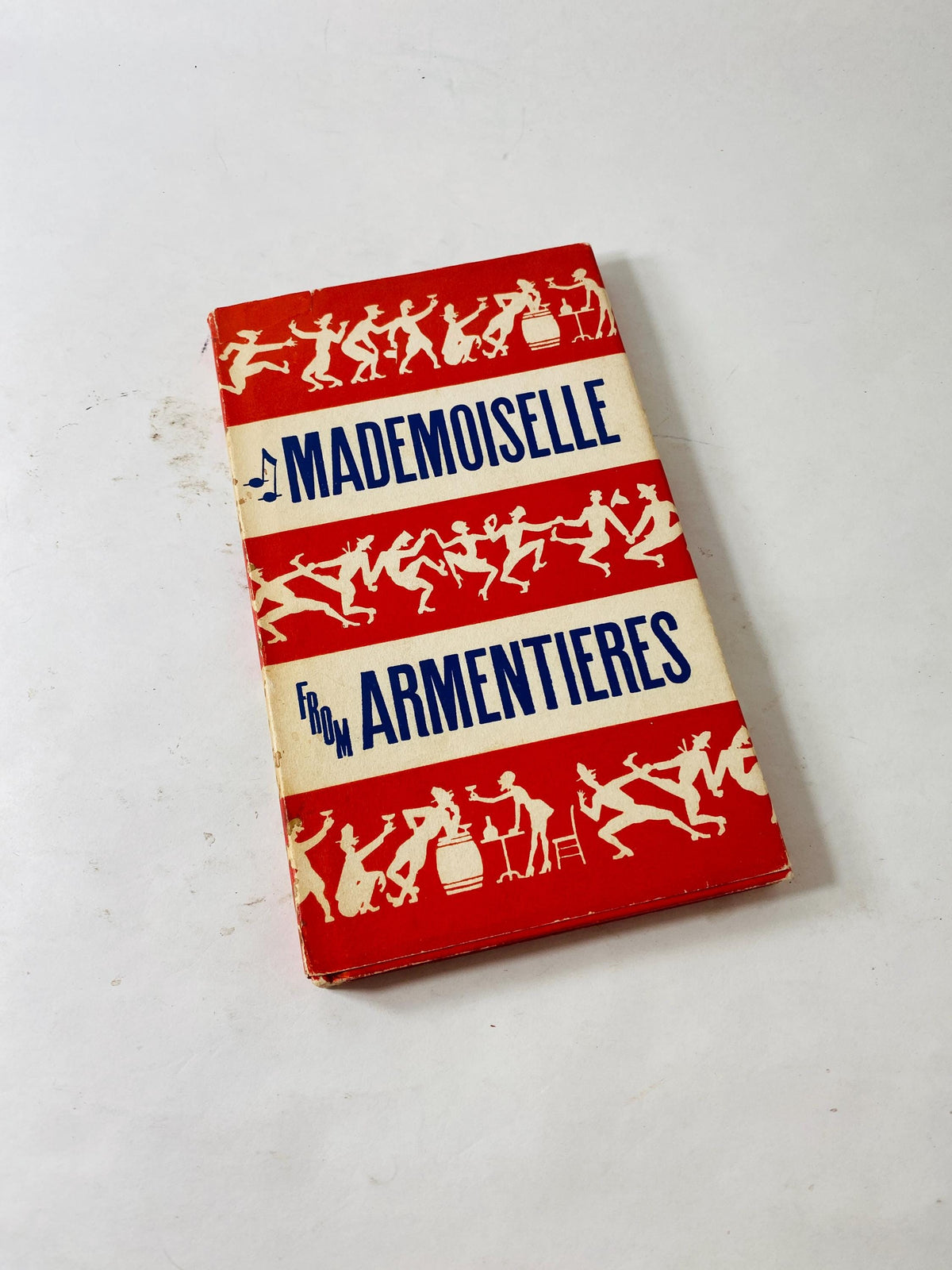 Mademoiselle From Armentieres vintage book WWI Doughboy Trench Song Poem circa 1953 military Americana Hinky Dinky Parley-Voo World War 1