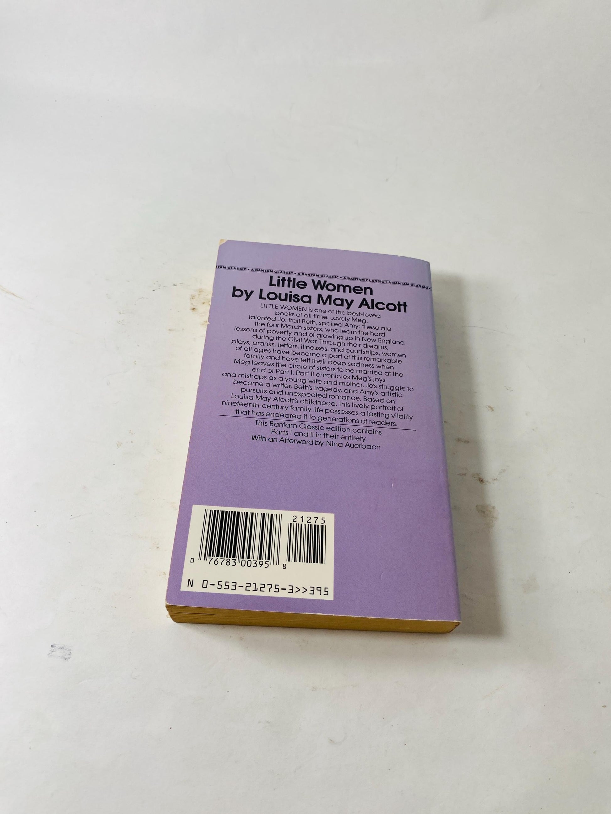 1983 Little Women vintage paperback book by Louisa May Alcott purple book Meg, Jo, Beth, and Amy. Beautiful book lover gift BFF daughter