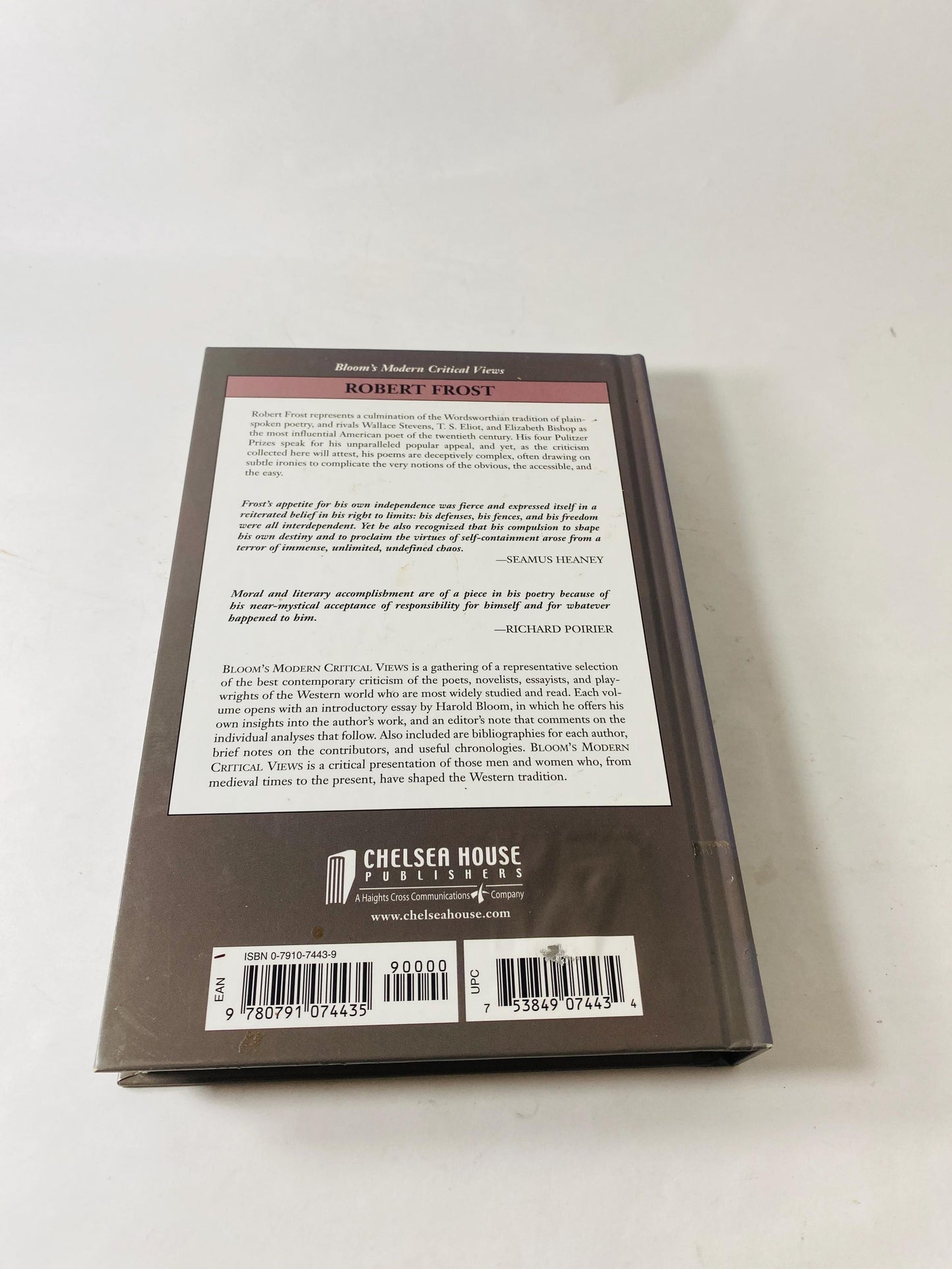Robert Frost vintage book Bloom’s Modern Critical Views Harold Bloom circa 2003 Literary Criticism Poetry Study Book
