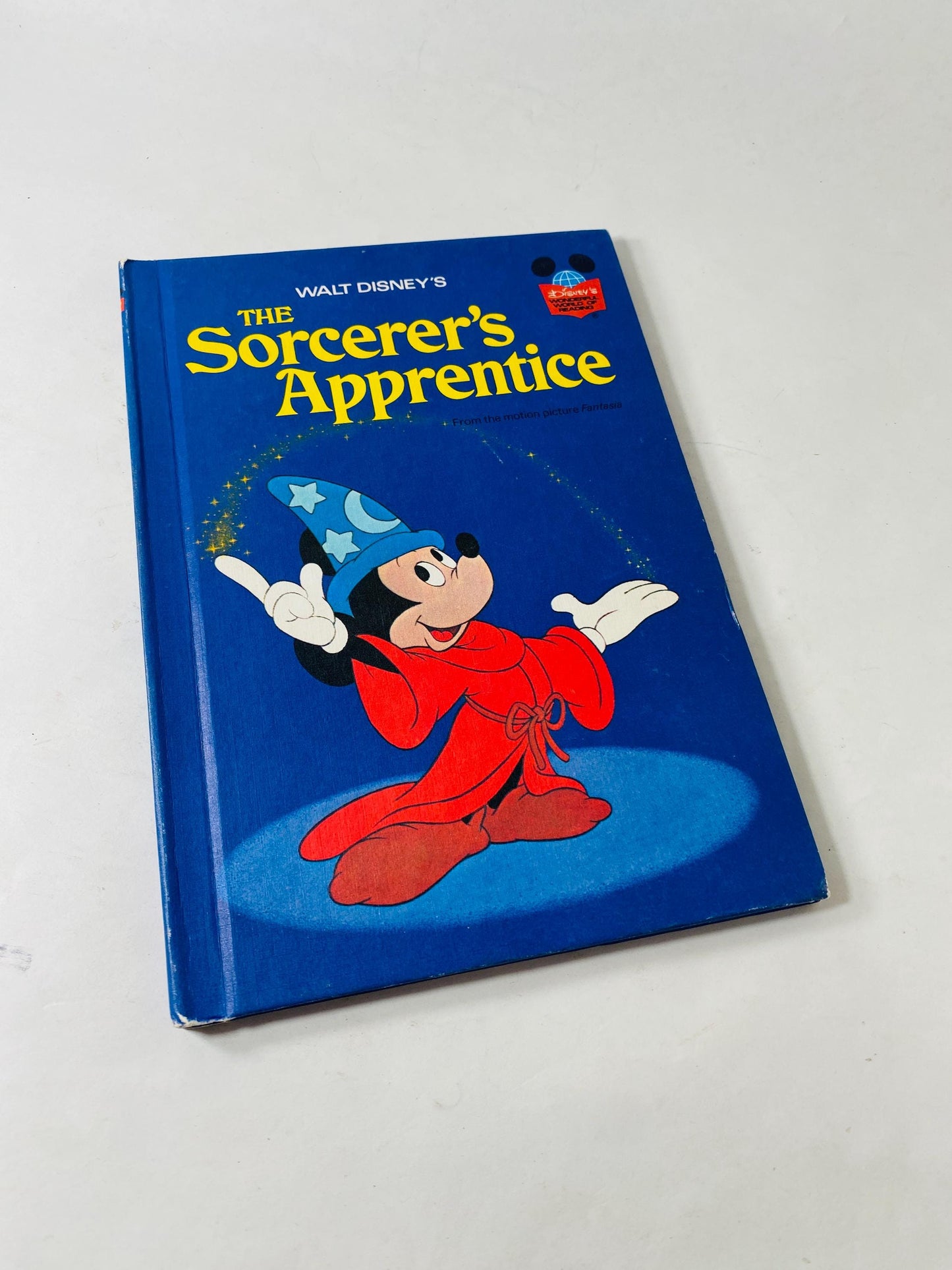 Vintage Walt Disney 7 large Wonderful World of Reading book lot circa 1973 Snow White Gulliver Mickey Sorcerer's Apprentice Lady & the Tramp