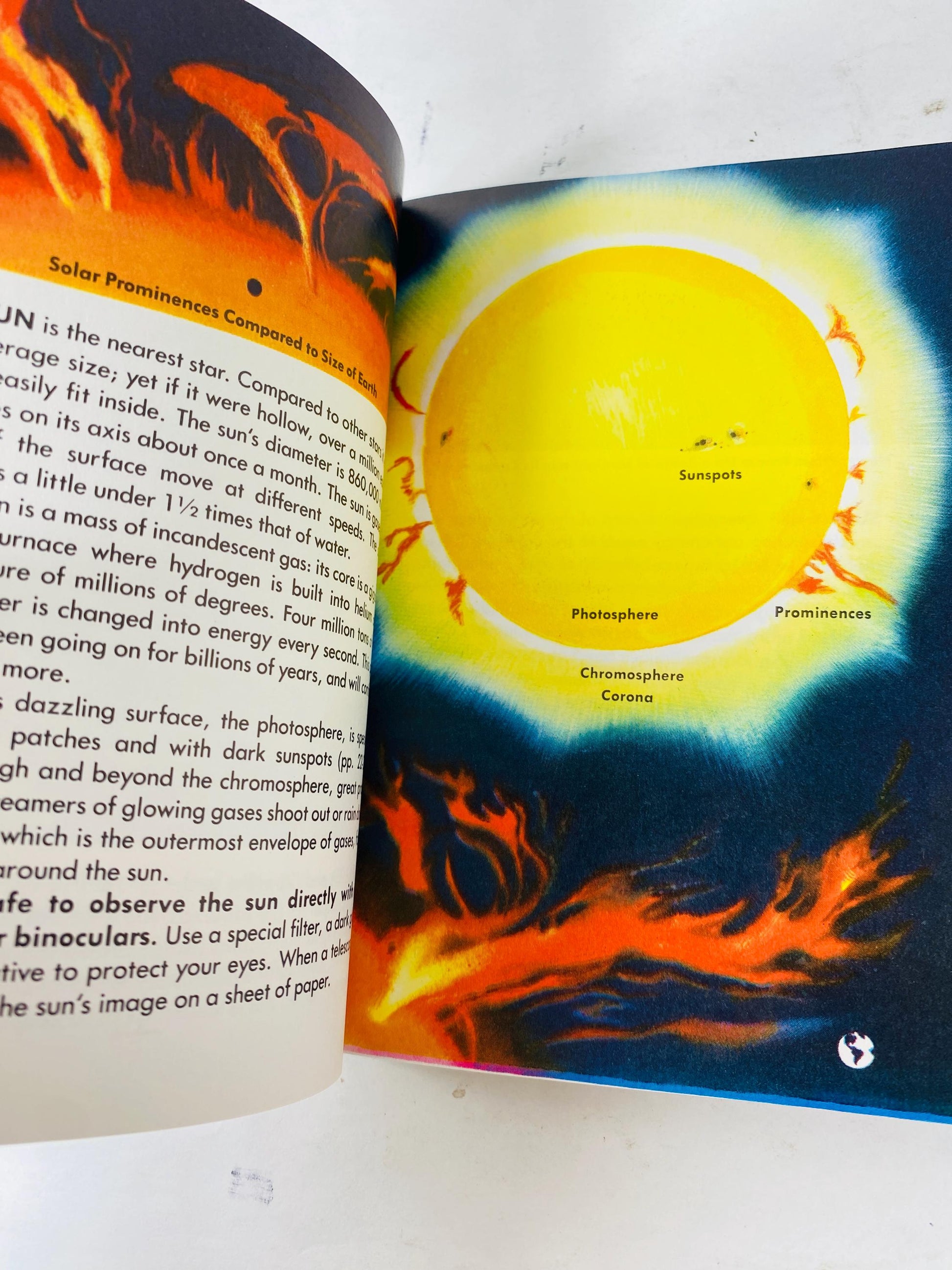 Stars Guide to Constellations Sun Moon Planets and the Heavens Golden Nature Guide paperback Book by Herbert Zim circa 1985