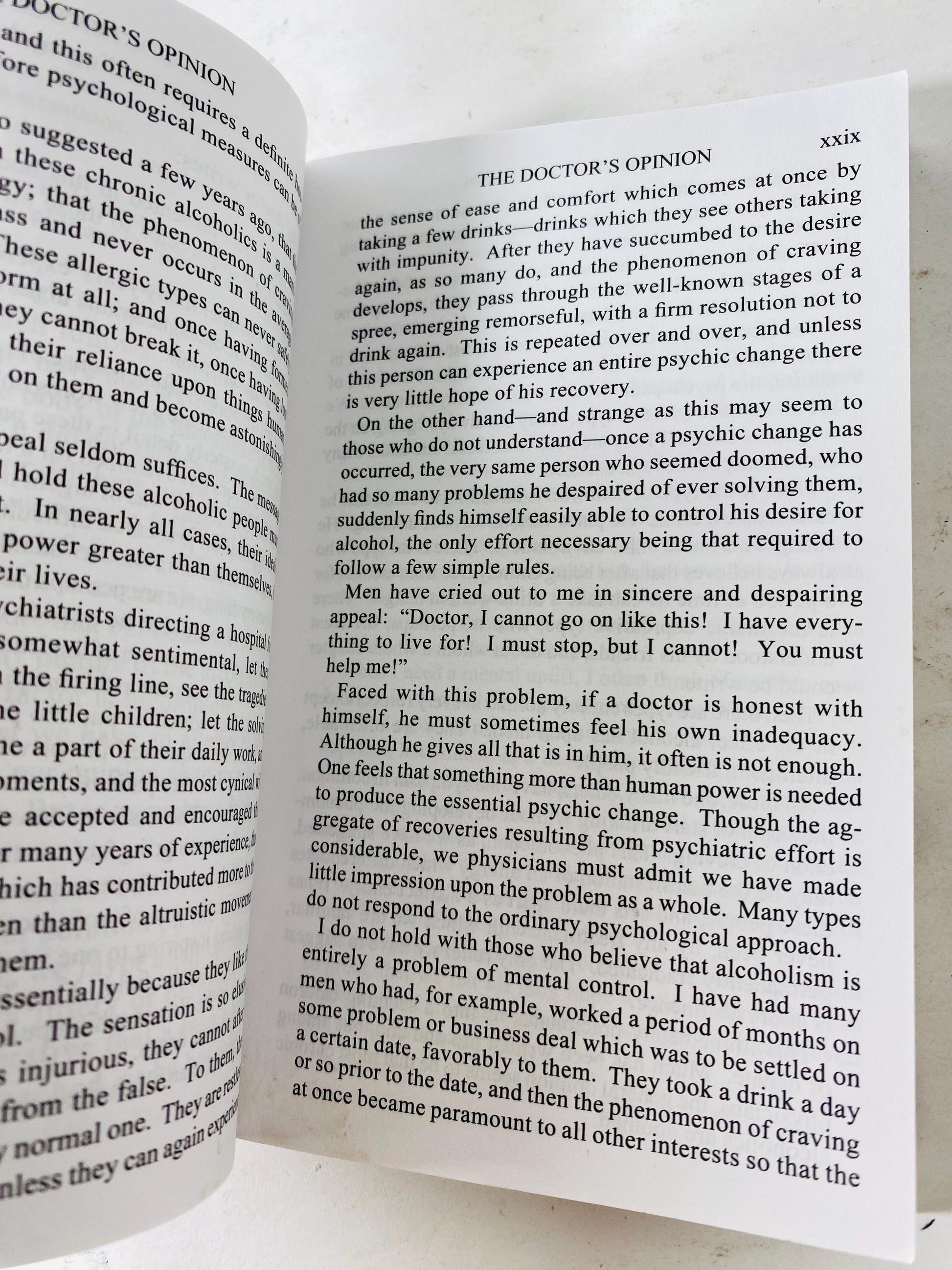 Anonymous Press Mini Edition of the Alcoholics Anonymous Big Book portable, pocket-sized vintage book Recovery, Addiction AA HelenK