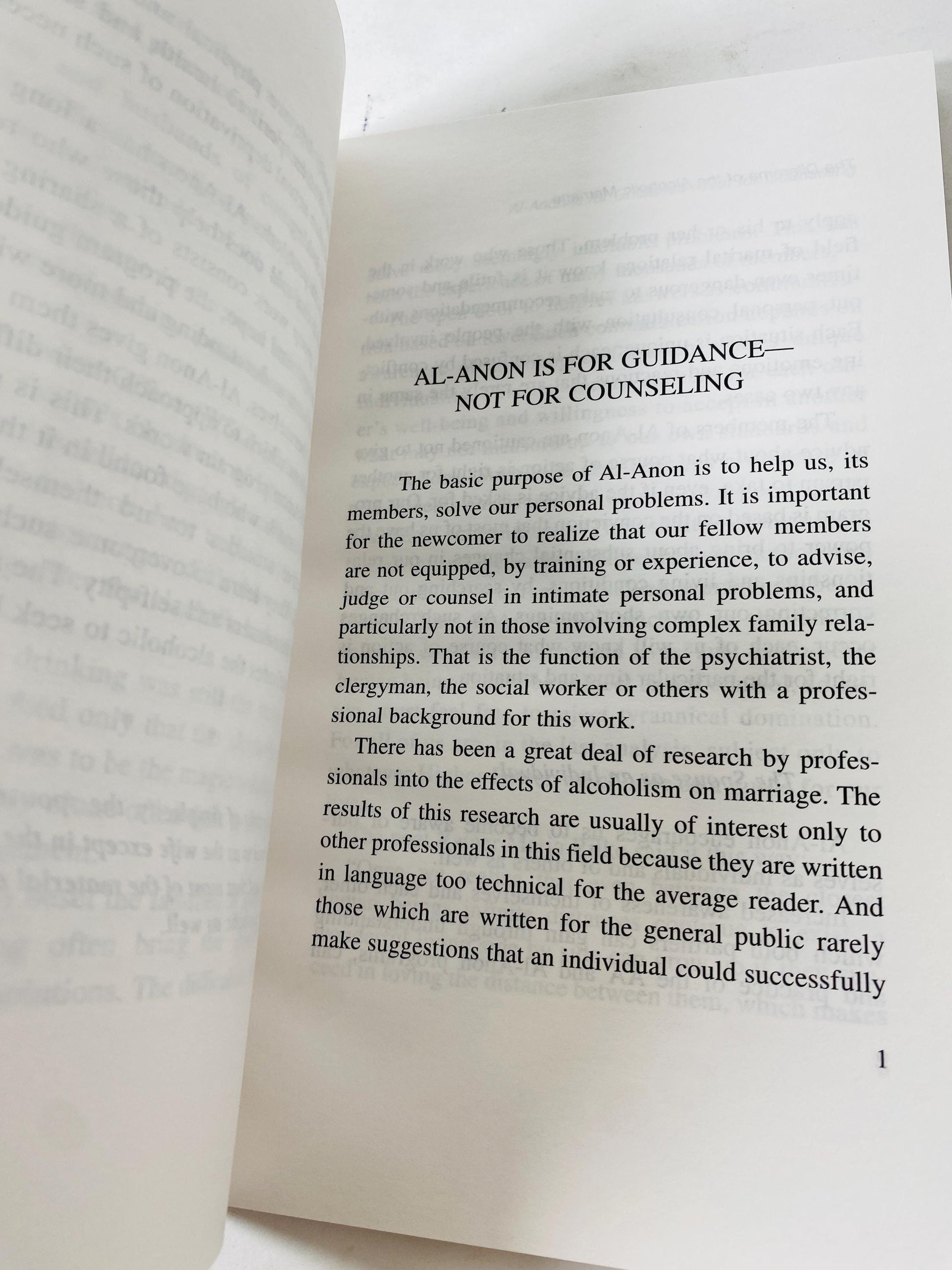 Dilemma of the Alcoholic Marriage Alcoholics Anonymous vintage paperback book circa 1992 of AA Recovery, Addiction HelenK