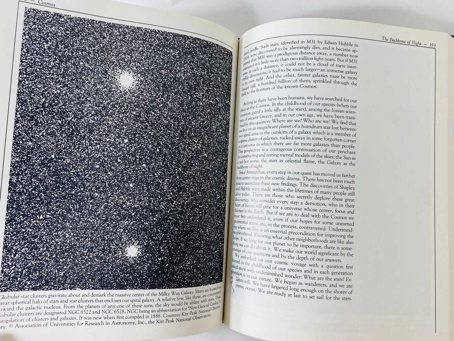 Cosmos First edition vintage book by Carl Sagan circa 1980 Astronomy, cosmology, astrophysicist, astrobiology, science popularizer. Gift