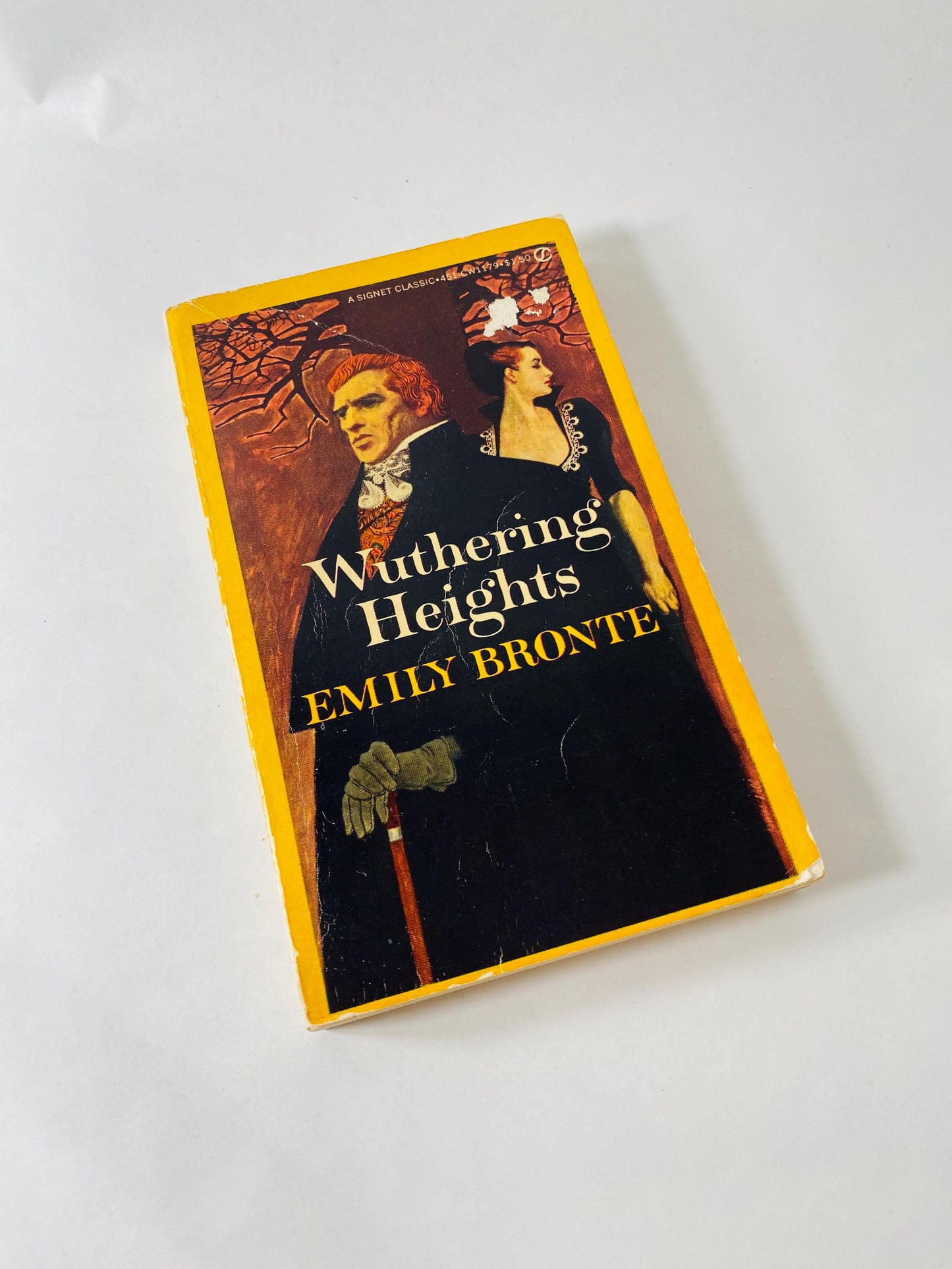 1959 Wuthering Heights by Emily Bronte vintage New American Library paperback book Greatest Love story ever told! Cathy Heathcliff.