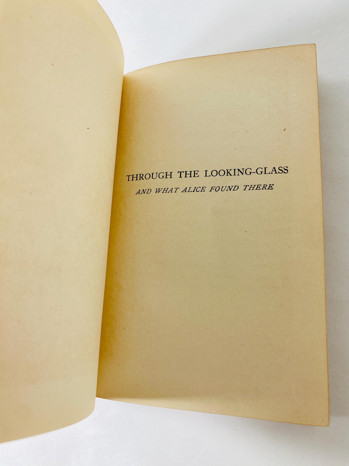 1927 Through the Looking-Glass and What Alice Found There by Lewis Carroll illustrated John Tenniel London Macmillan