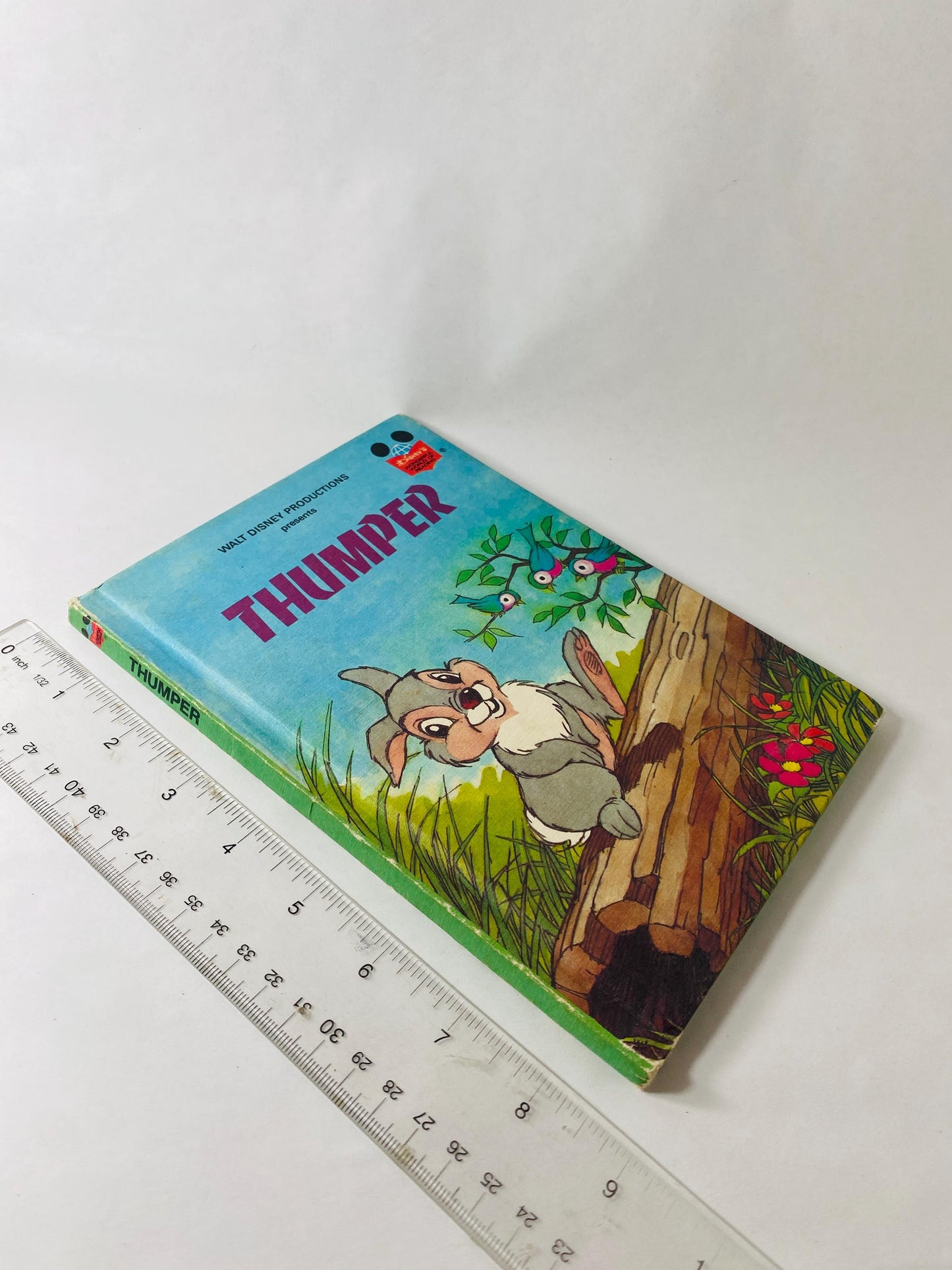 Thumper book Walt Disney vintage book about the bunny from Bambi Children's fiction circa 1982