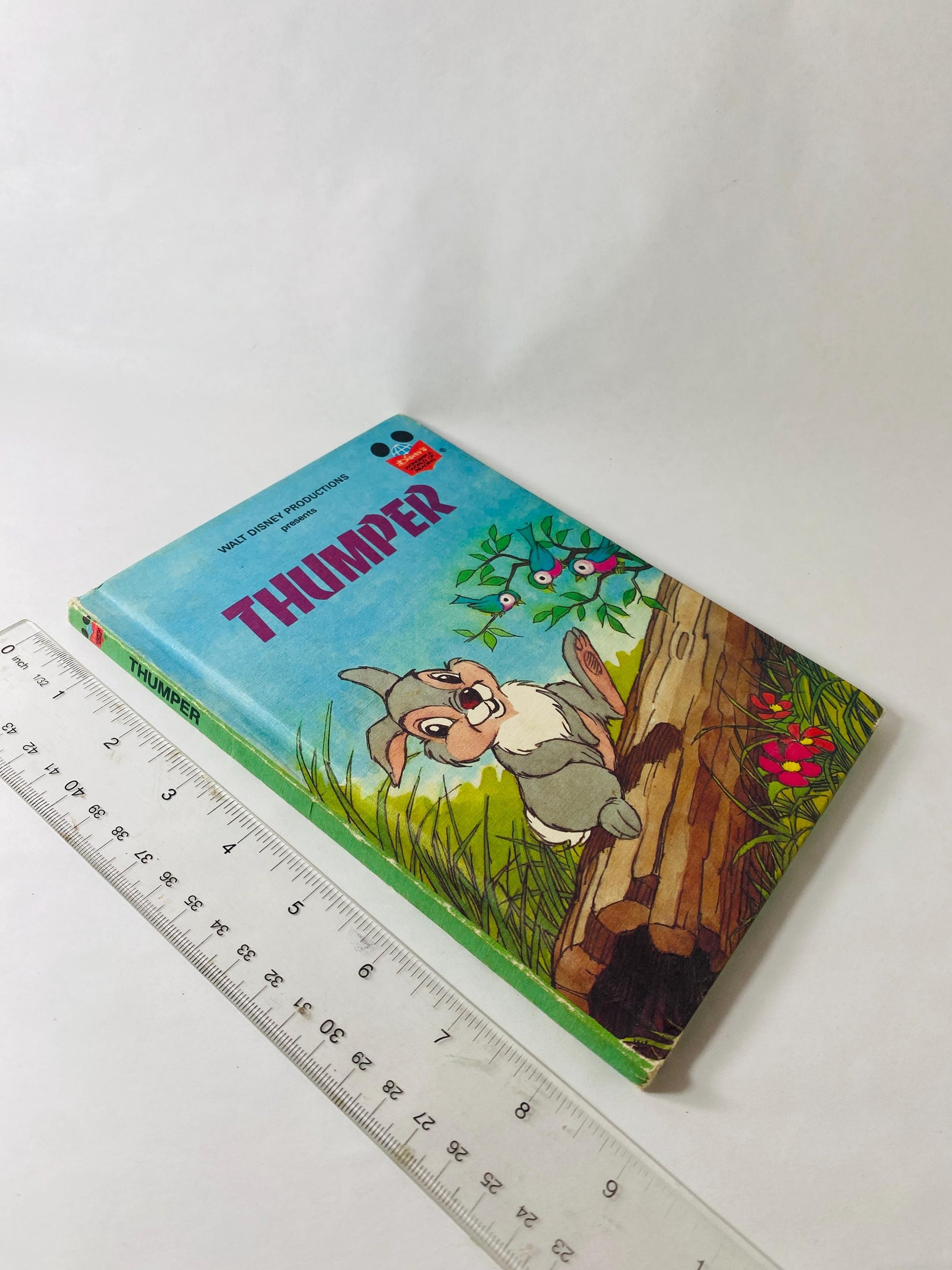 Thumper book Walt Disney vintage book about the bunny from Bambi Children's fiction circa 1982