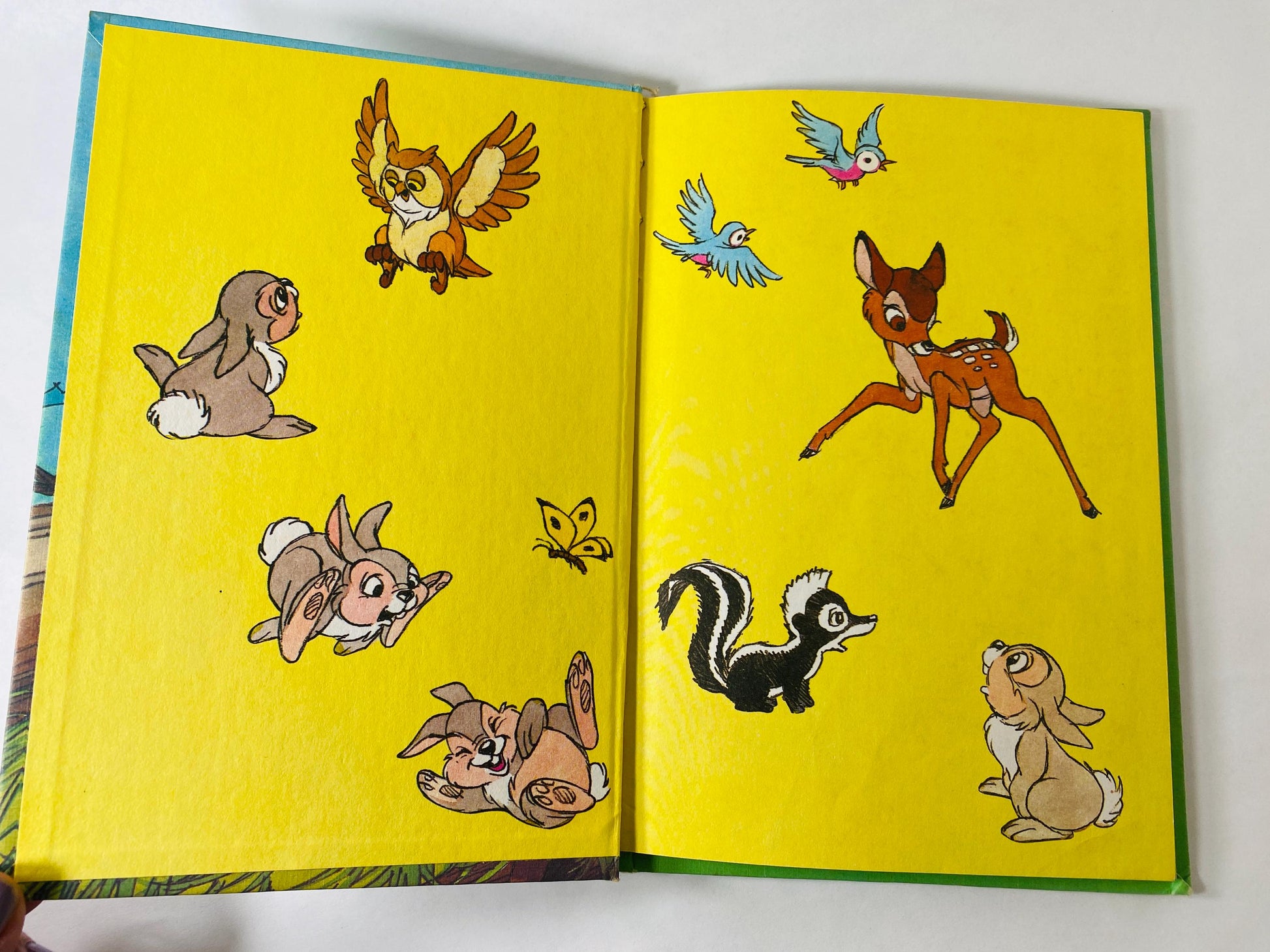 Thumper book Walt Disney vintage book about the bunny from Bambi Children's fiction circa 1982
