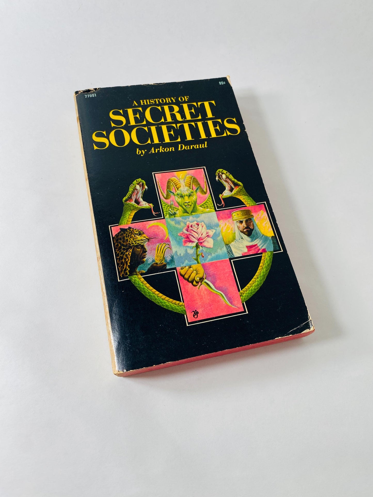 Secret Societies vintage paperback book circa 1969 by Arkon Daraul Scottish Rite Freemasonry, Southern Jurisdiction