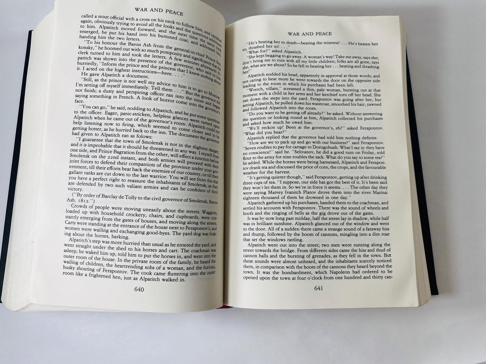 Leo Tolstoy War and Peace vintage book love, war, and the search for meaning during the French invasion of Russia in the Napoleonic era