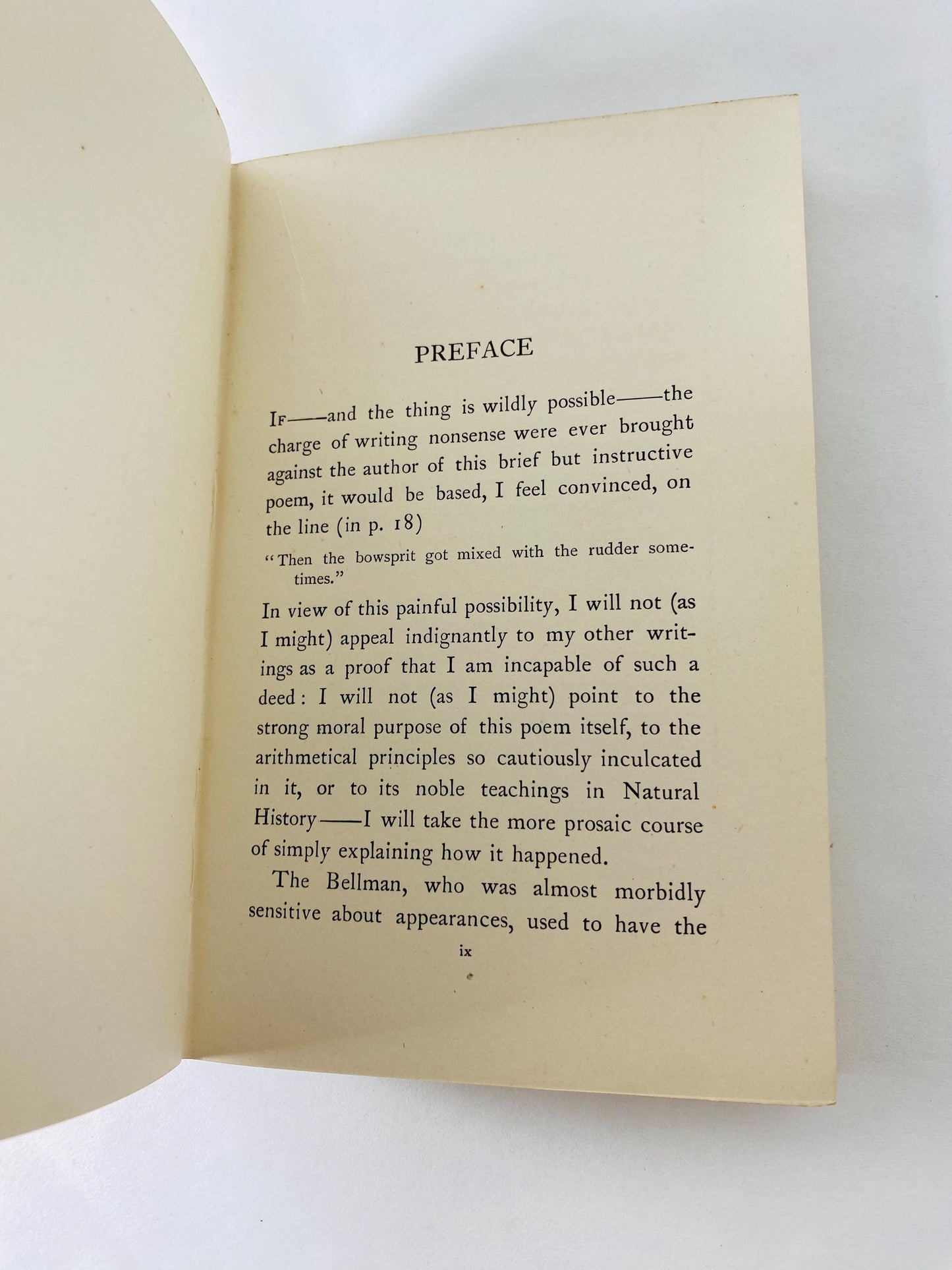 1931 Hunting of the Snark vintage book by Lewis Carroll author of Alice's Adventures in Wonderland illustrated by Henry Holiday
