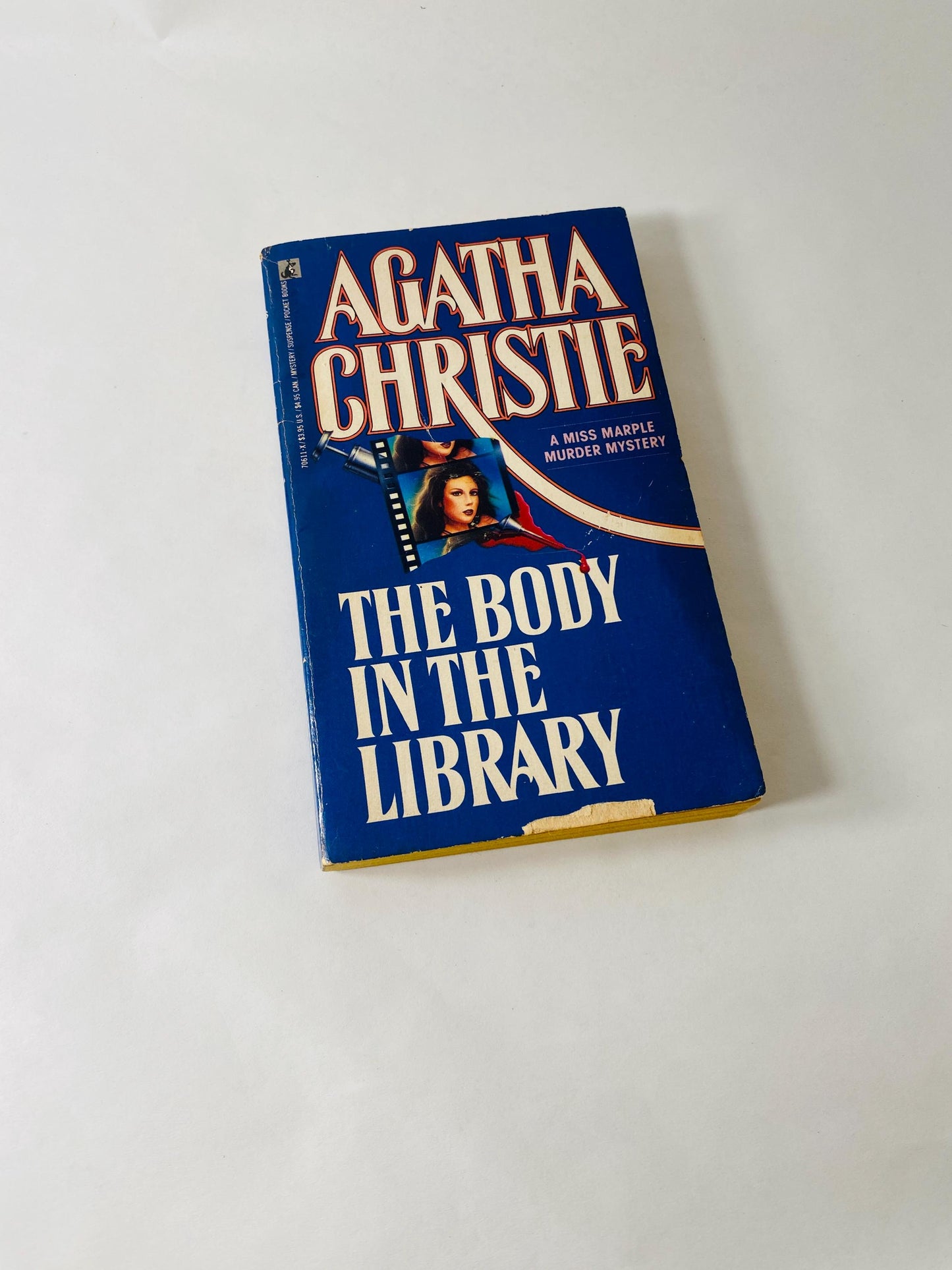 1960s 1970s Agatha Christie vintage EARLY paperback books Appointment Death Curtain Blue Train Sad Cypress Witness Prosecution Murder