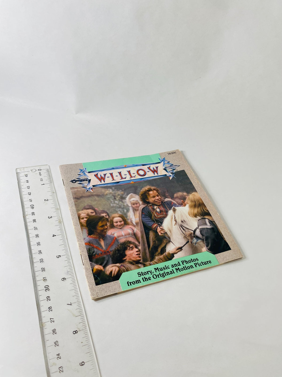 Willow vintage paperback book by featuring movie cover George Lucas circa 1988 Science Fiction collectible gift Does not include cassette